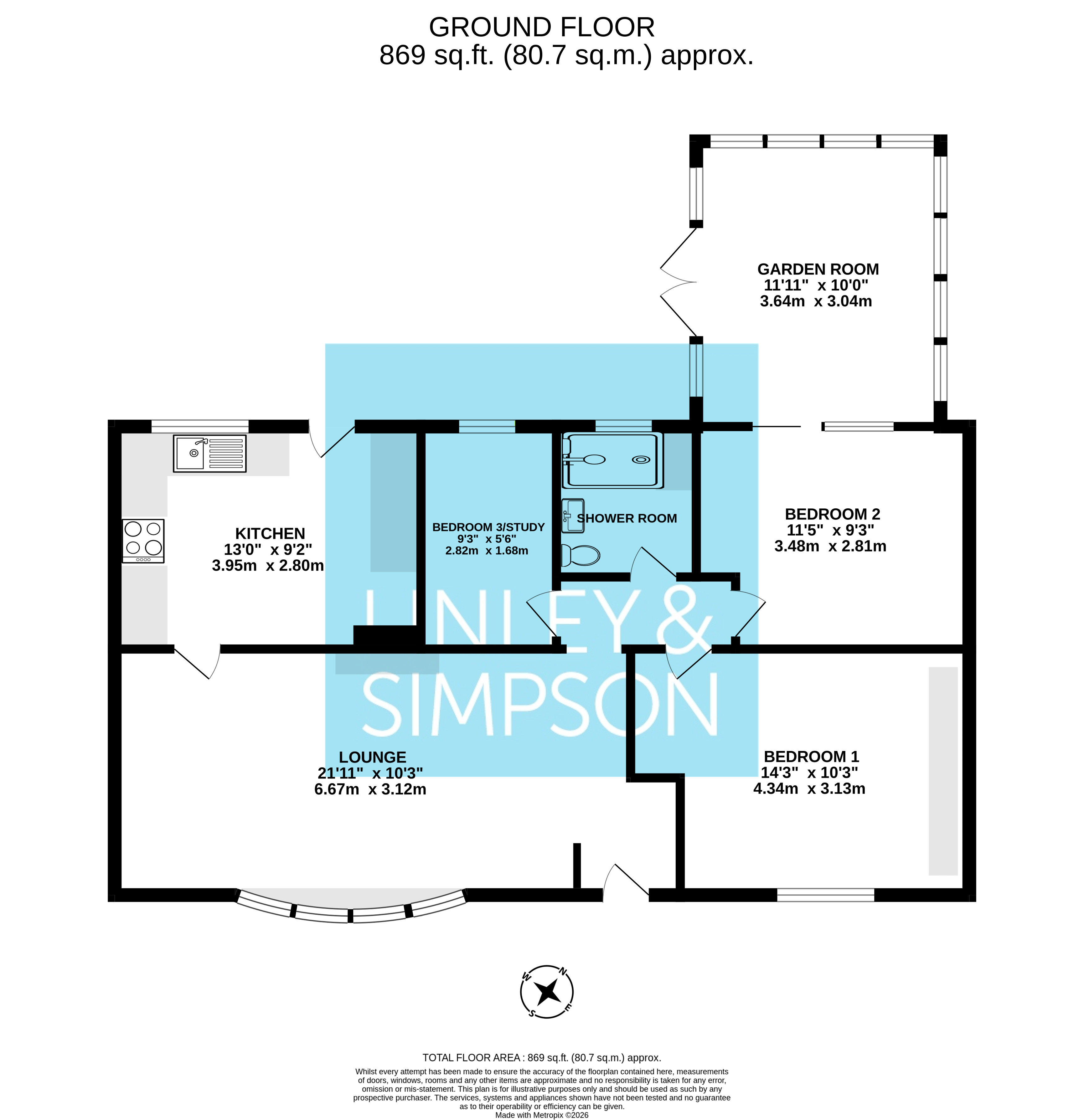 6, Loriners Drive, York floorplan