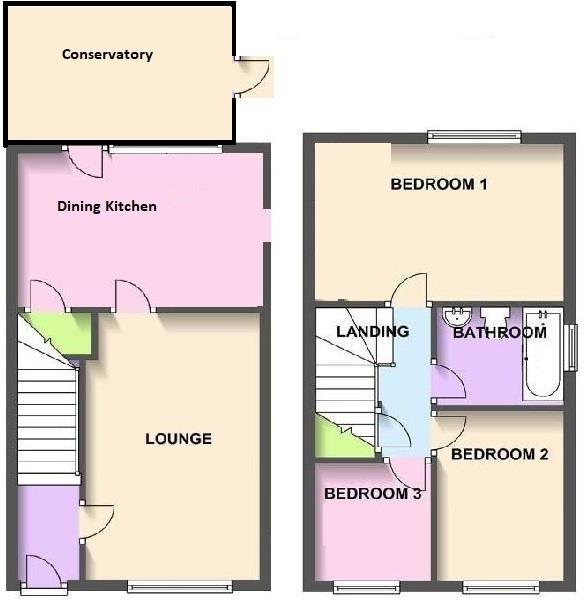 6 Newquay Close, Hinckley floorplan