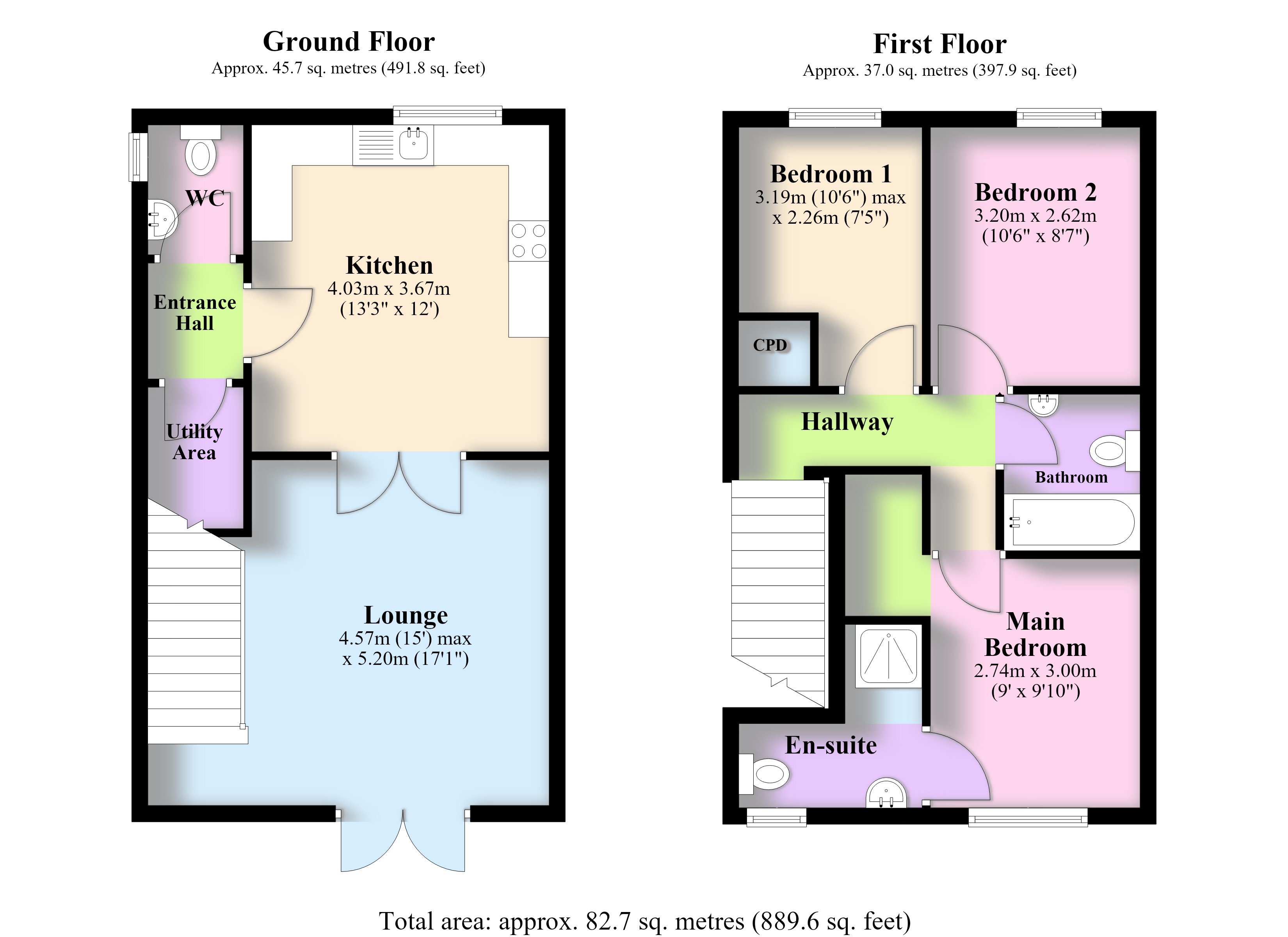 10 Ger-y-Cwm, Penrhyncoch, Aberystwyth floorplan
