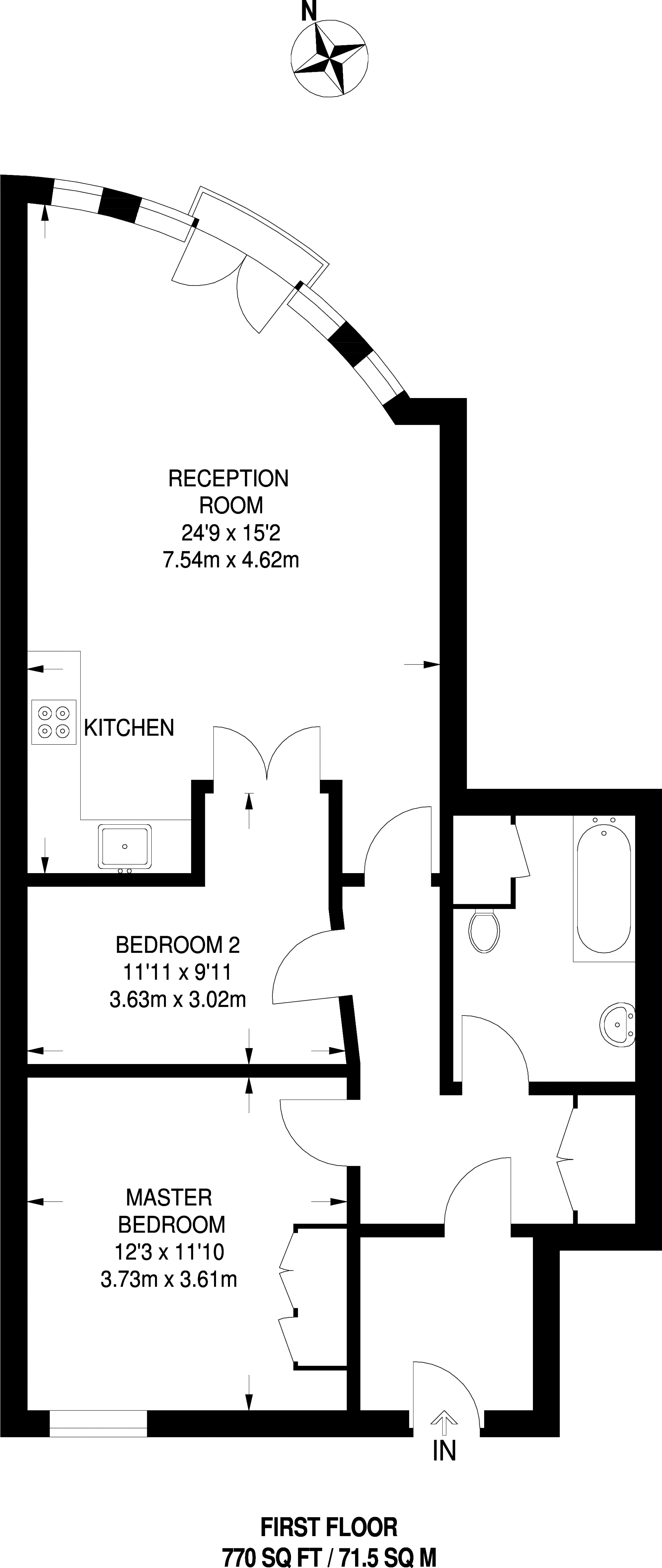 2 Bedrooms Flat to rent in Bermondsey Wall West, Bermondsey SE16