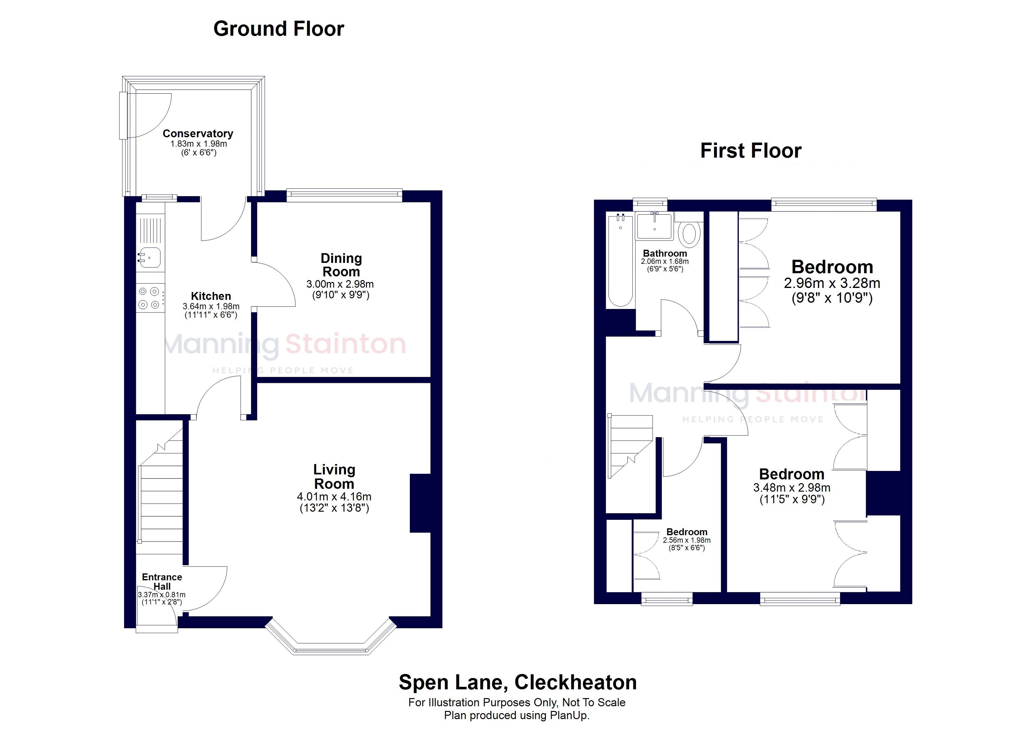 112, Spen Lane, West Yorkshire floorplan