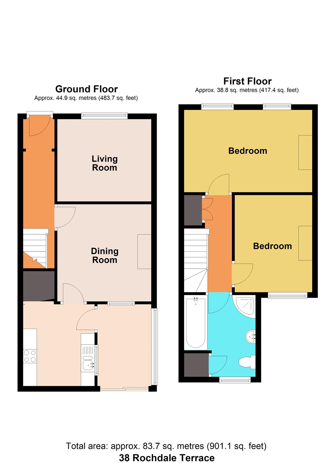 38, Rochdale Terrace, Pontypool floorplan