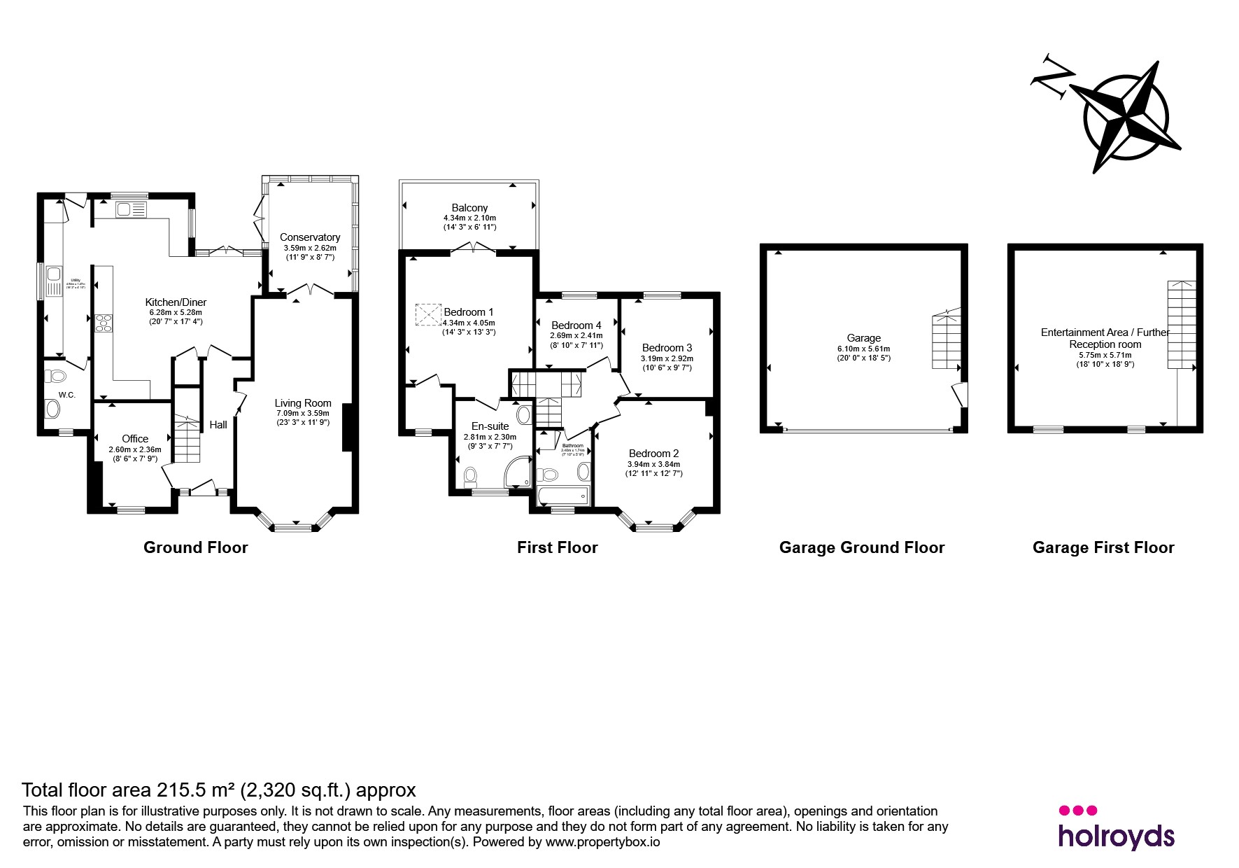 22, Fell Crescent, Keighley floorplan