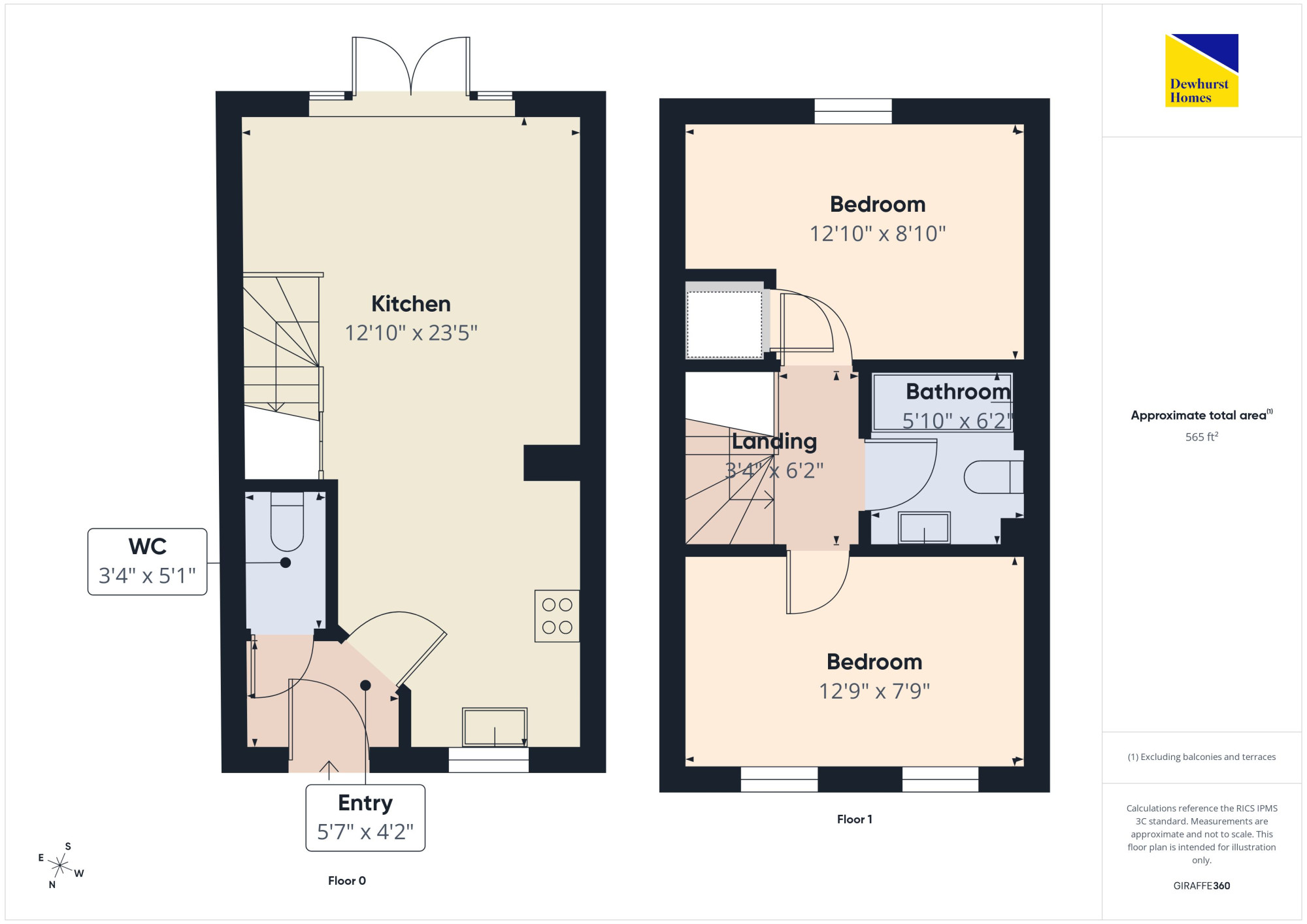20, Tulip Street, Longridge floorplan