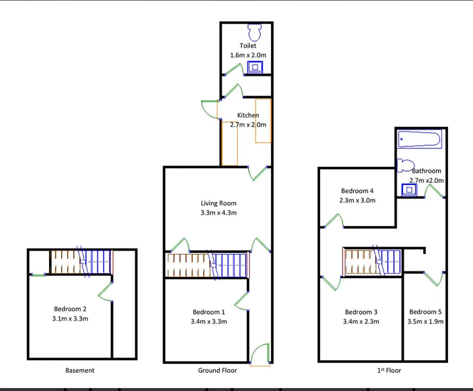 19 St. Pauls Parade, Cheltenham floorplan