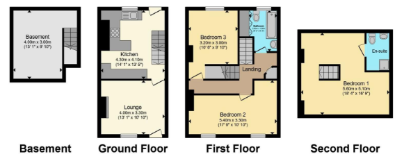 25, Fairfield Road, Buxton floorplan