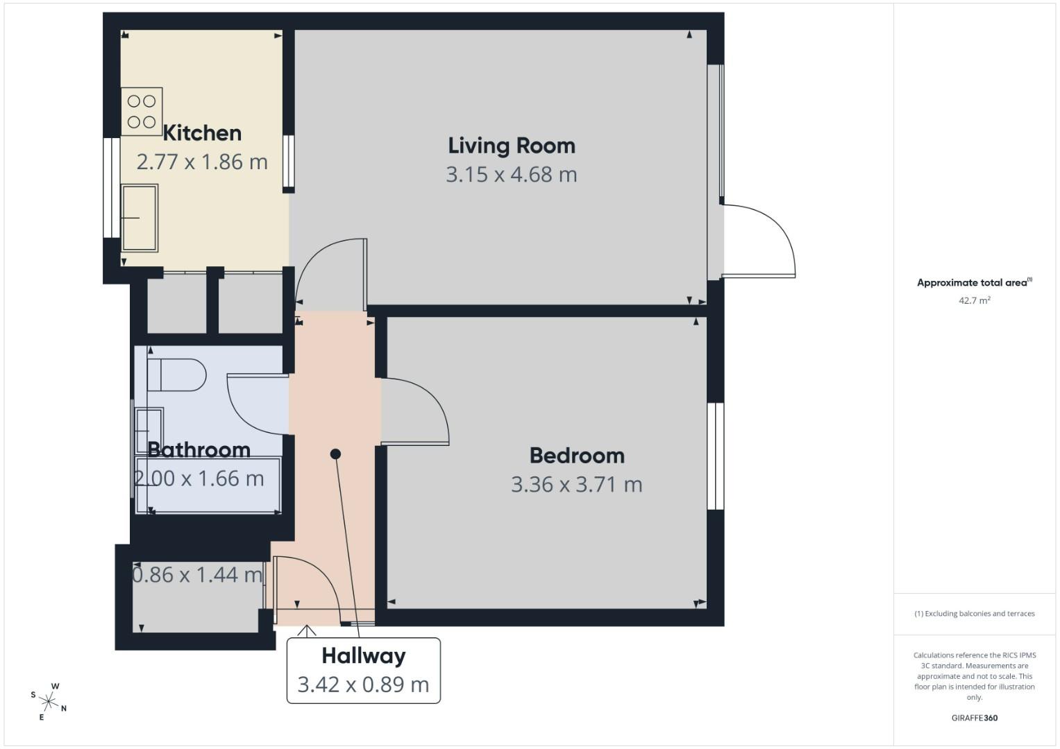 33, Cliffe Gardens, Shipley floorplan