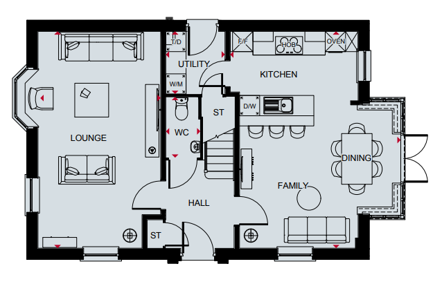 H9382165, Bent House Lane, Durham floorplan