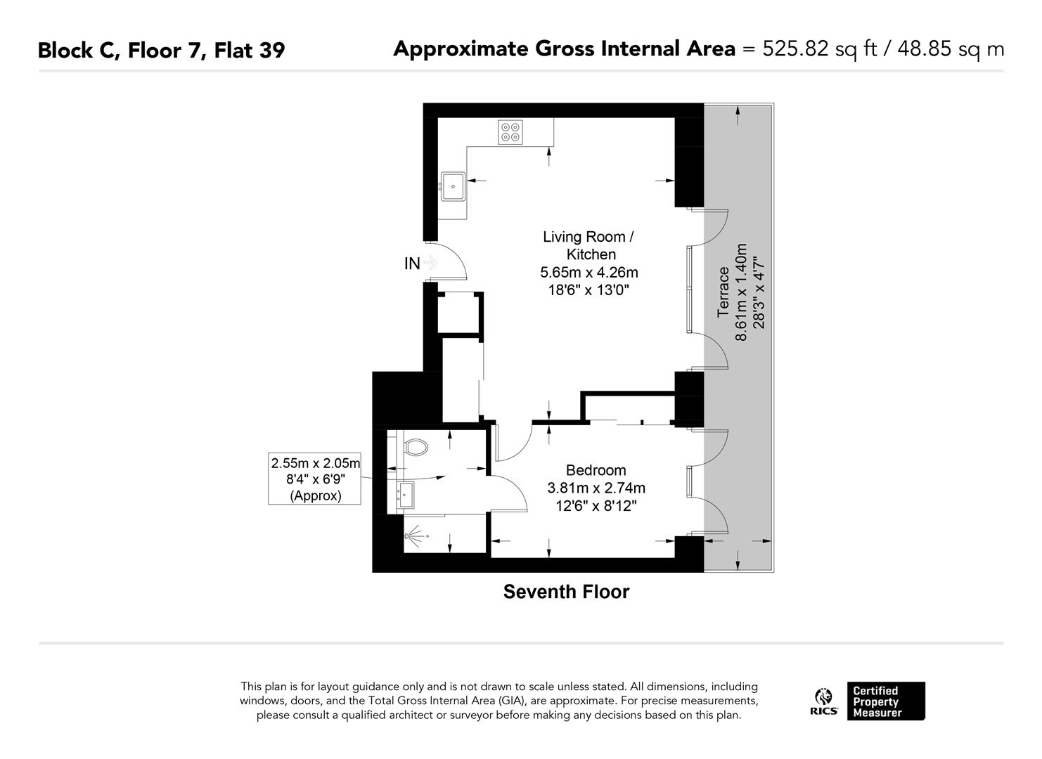 39 Delamarre House, 18, Ribbon Lane, London floorplan