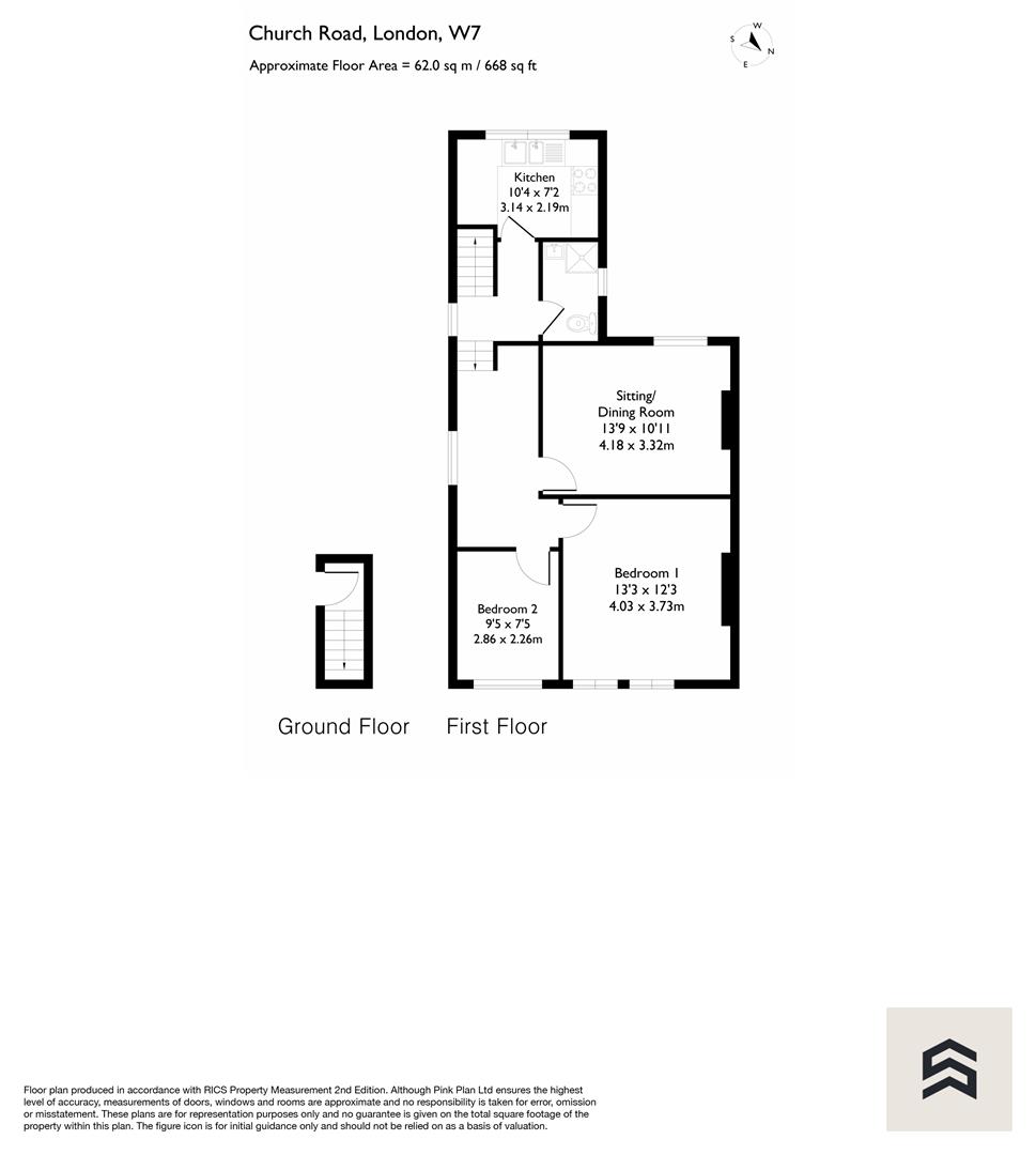 25a, Church Road, Hanwell floorplan