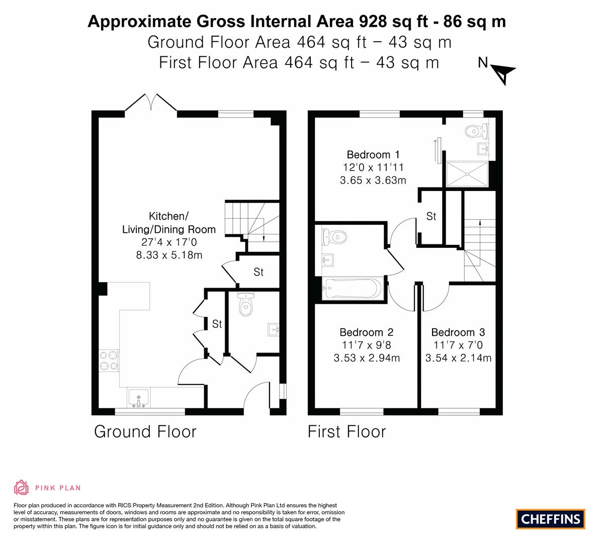 10, Quinton Road, Witchford floorplan