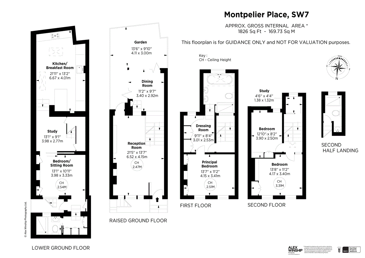 16, Montpelier Place, London floorplan