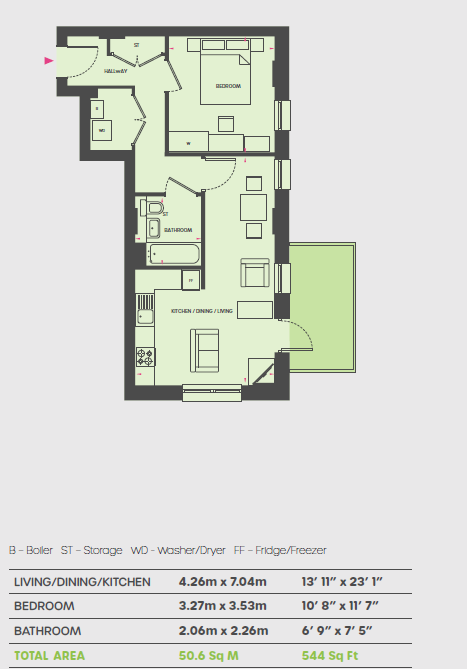 31, Fleming Way, Isleworth floorplan