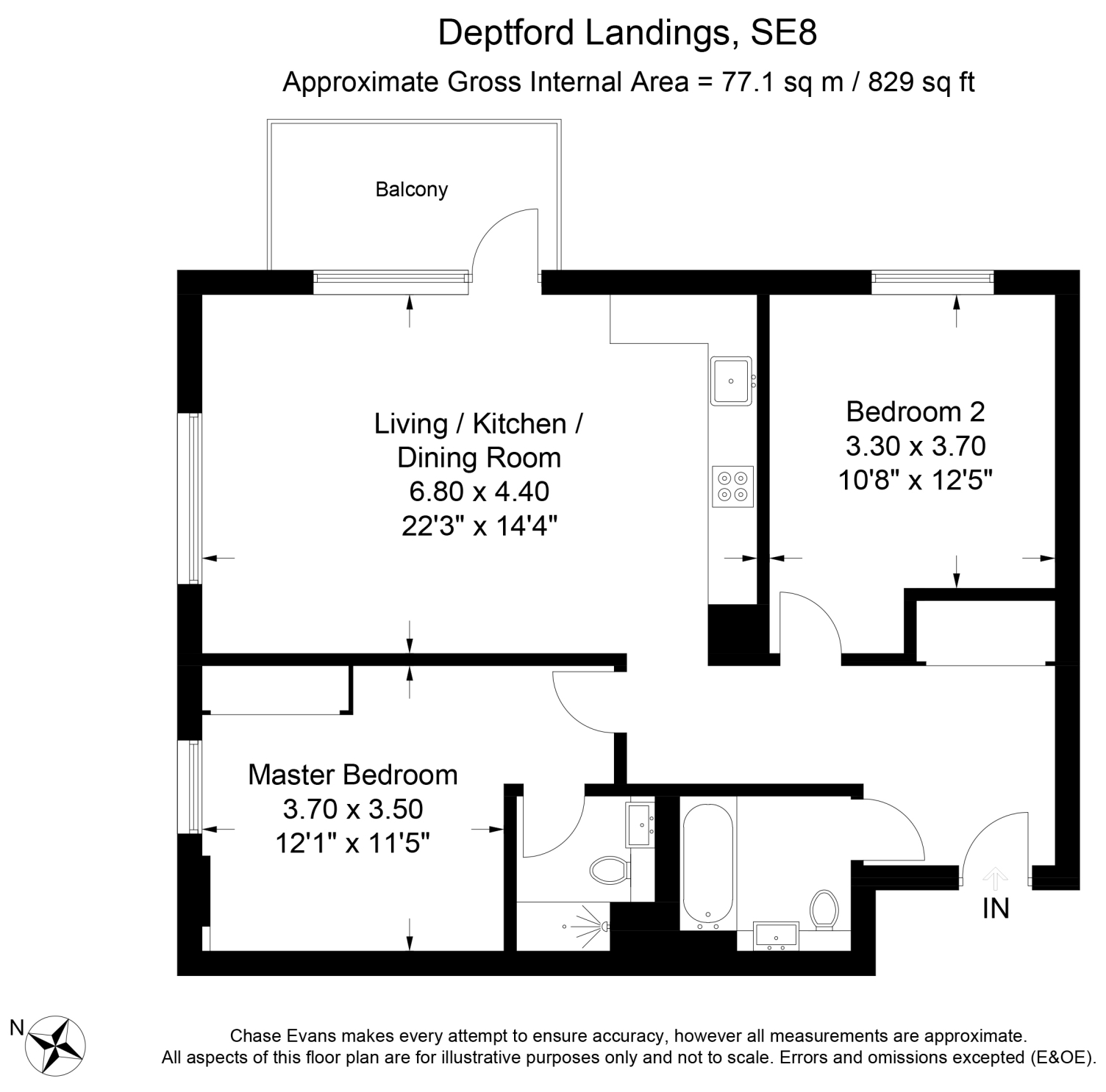 Waterline Way, London floorplan
