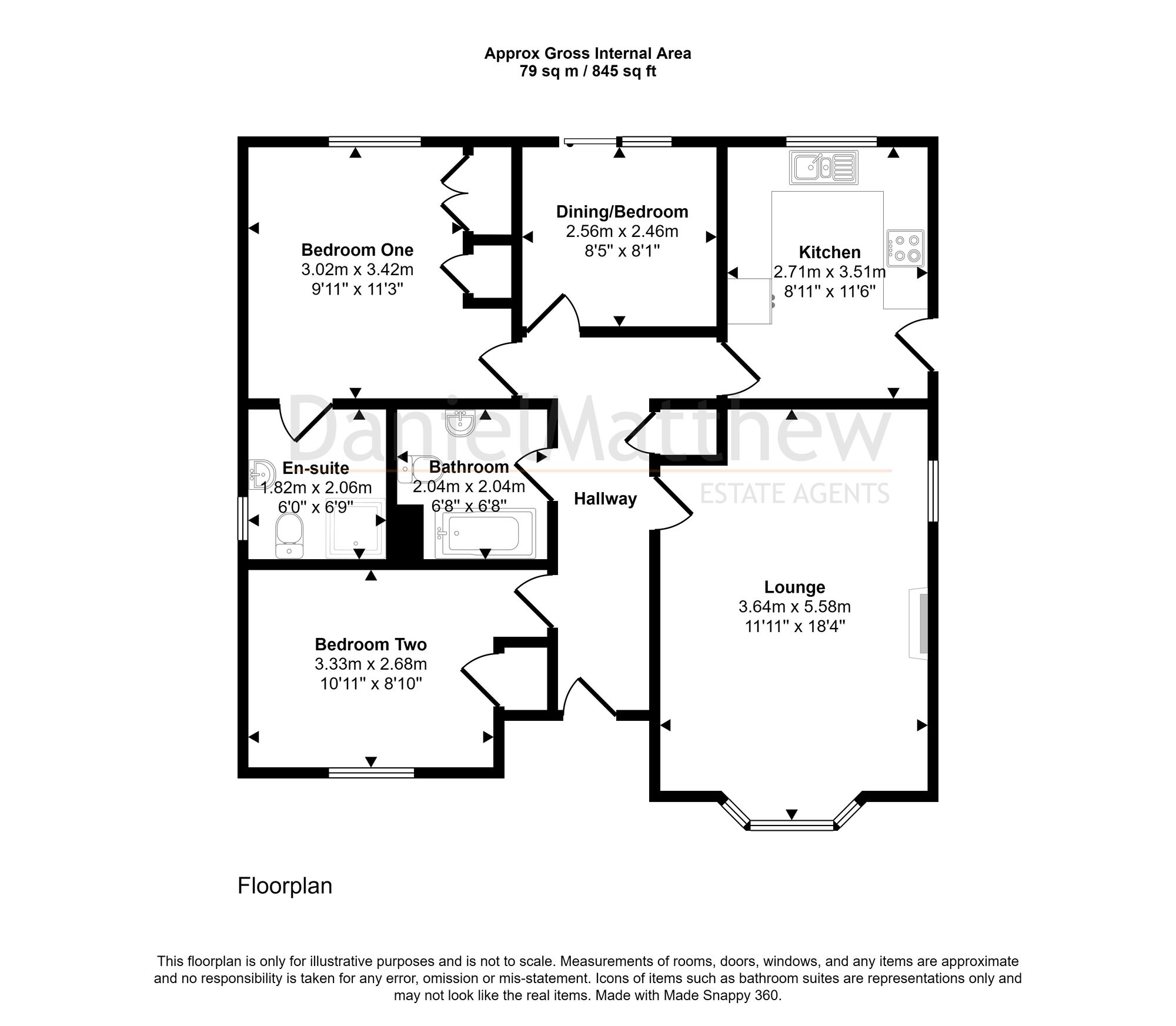 4 Banc Gelli Las, Bridgend floorplan