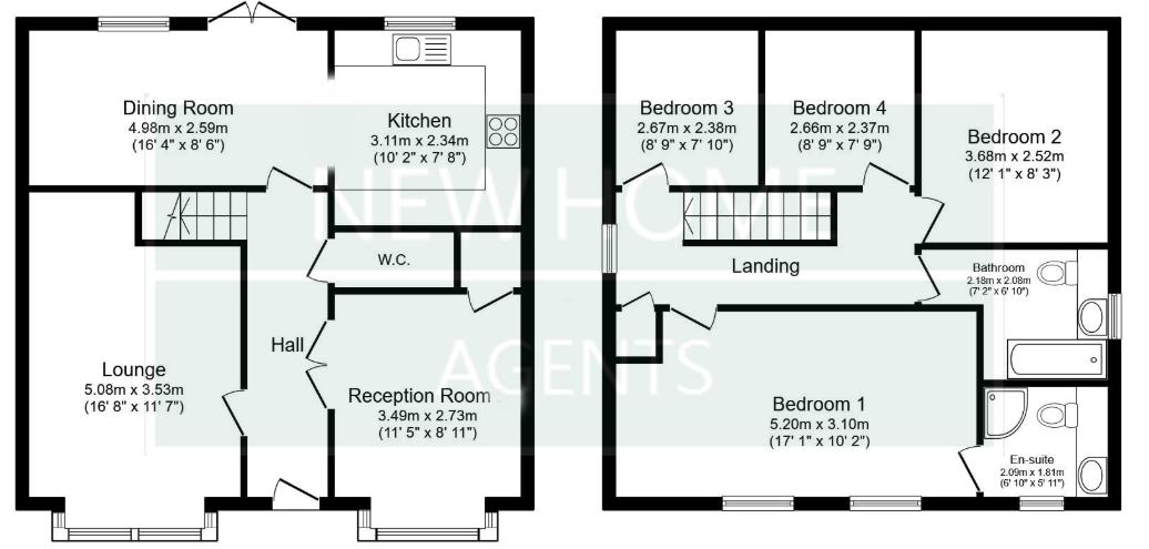 151, Lindleys Lane, Nottingham floorplan