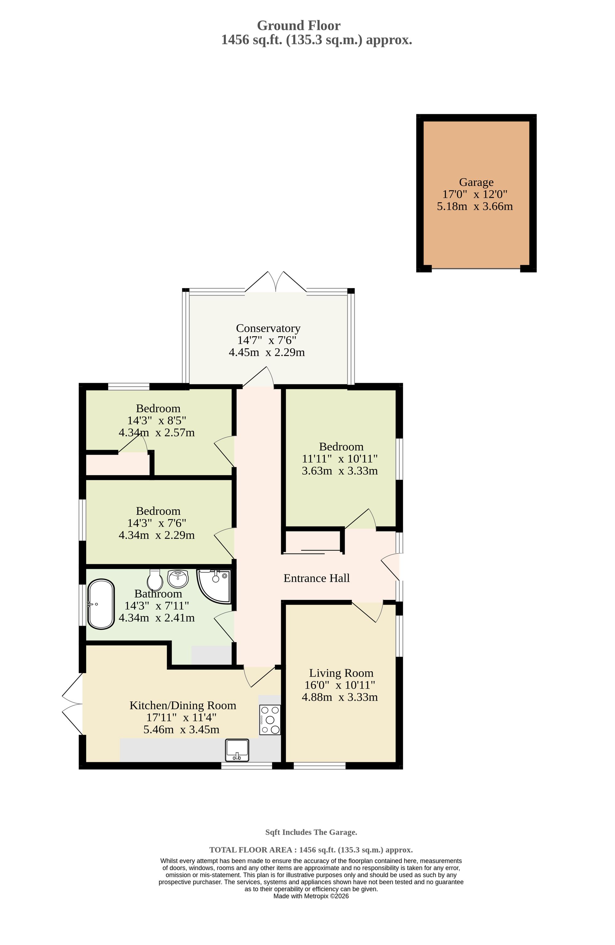 191 Burgh Road, Great Yarmouth floorplan