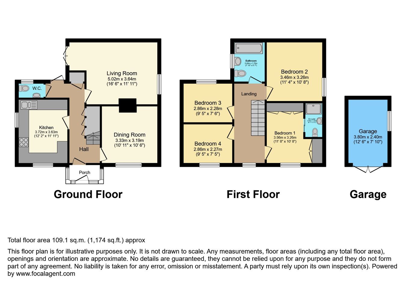 104, Allerton Road, Borehamwood floorplan
