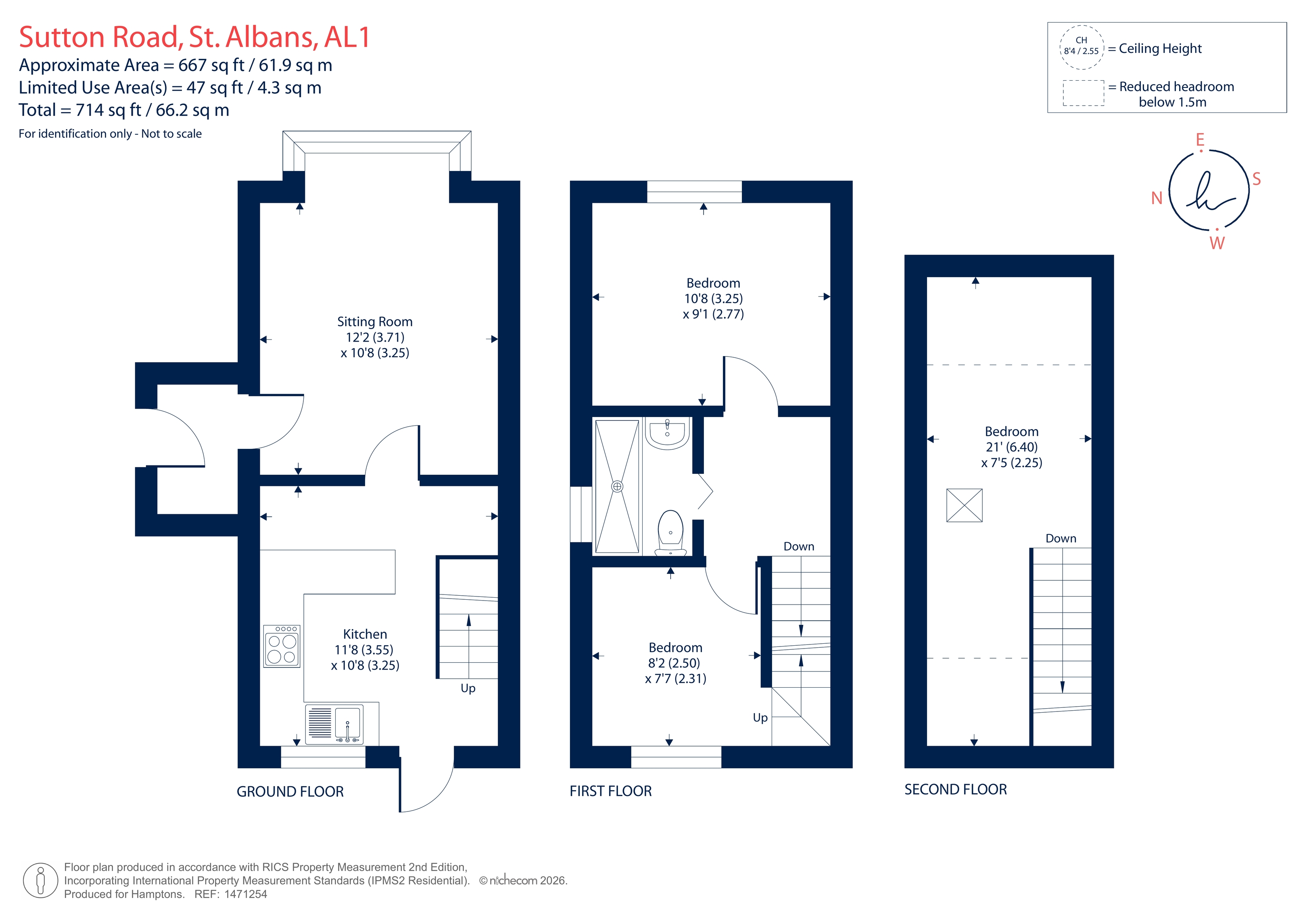 40C, Sutton Road, St. Albans floorplan