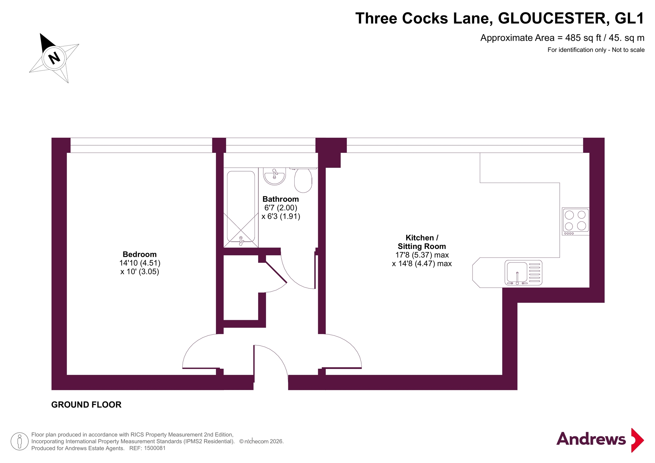 15, Cathedral House, GLOUCESTER floorplan