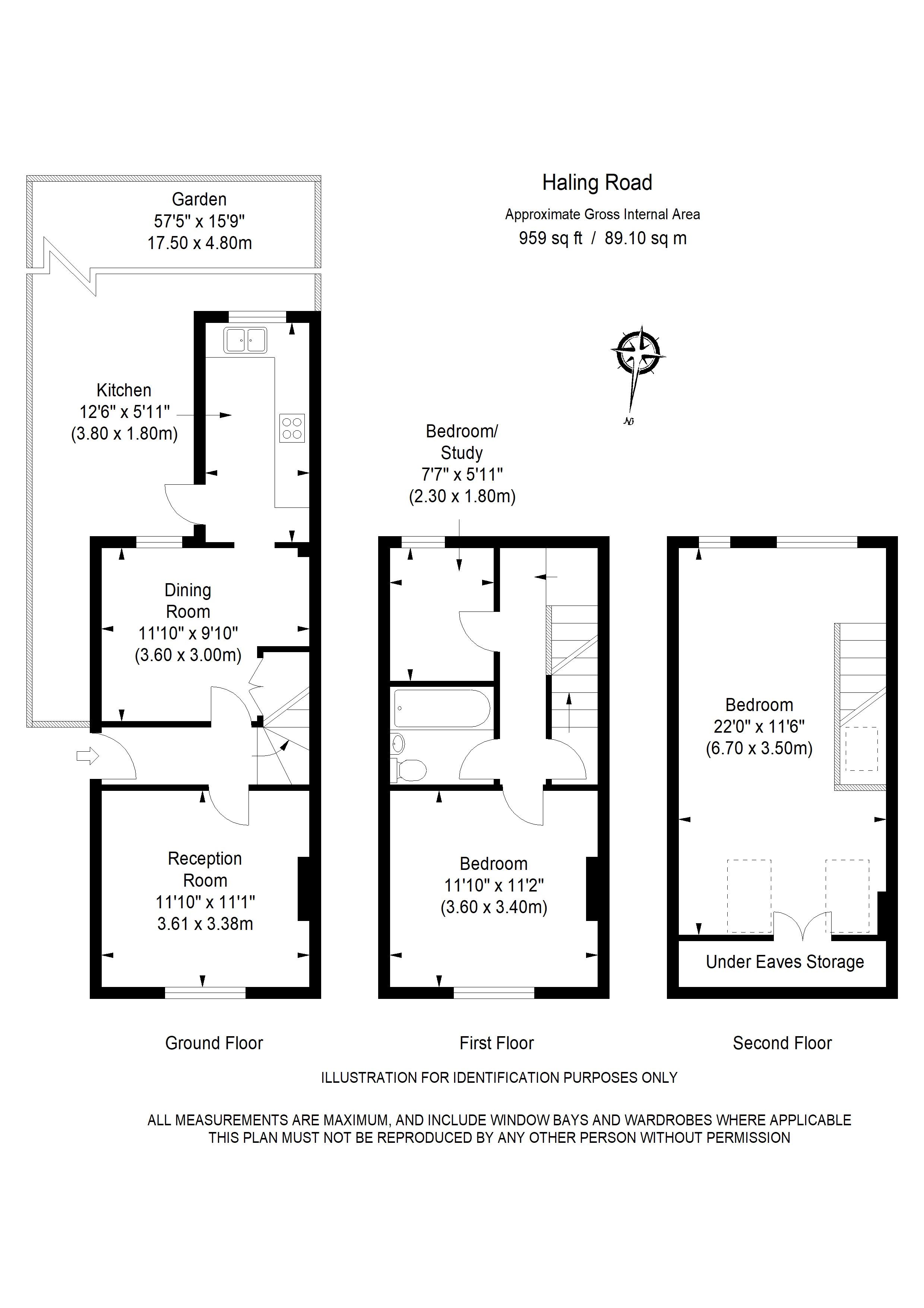 9, Haling Road, South Croydon floorplan