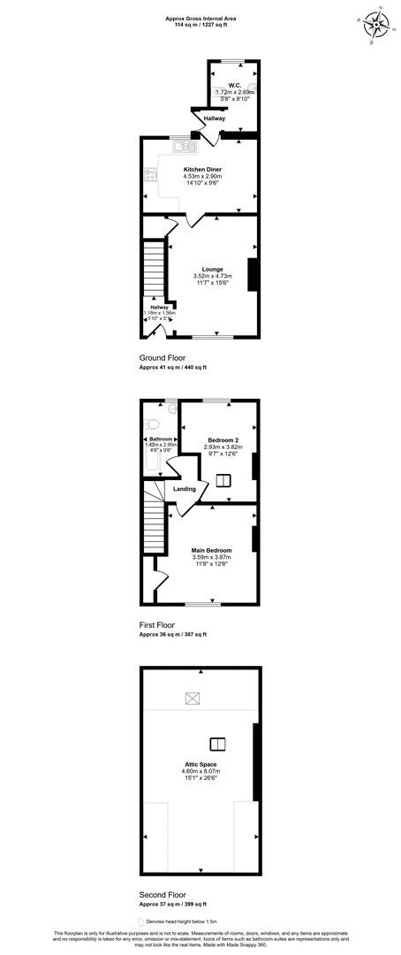 8, Addison Terrace, Gillingham floorplan