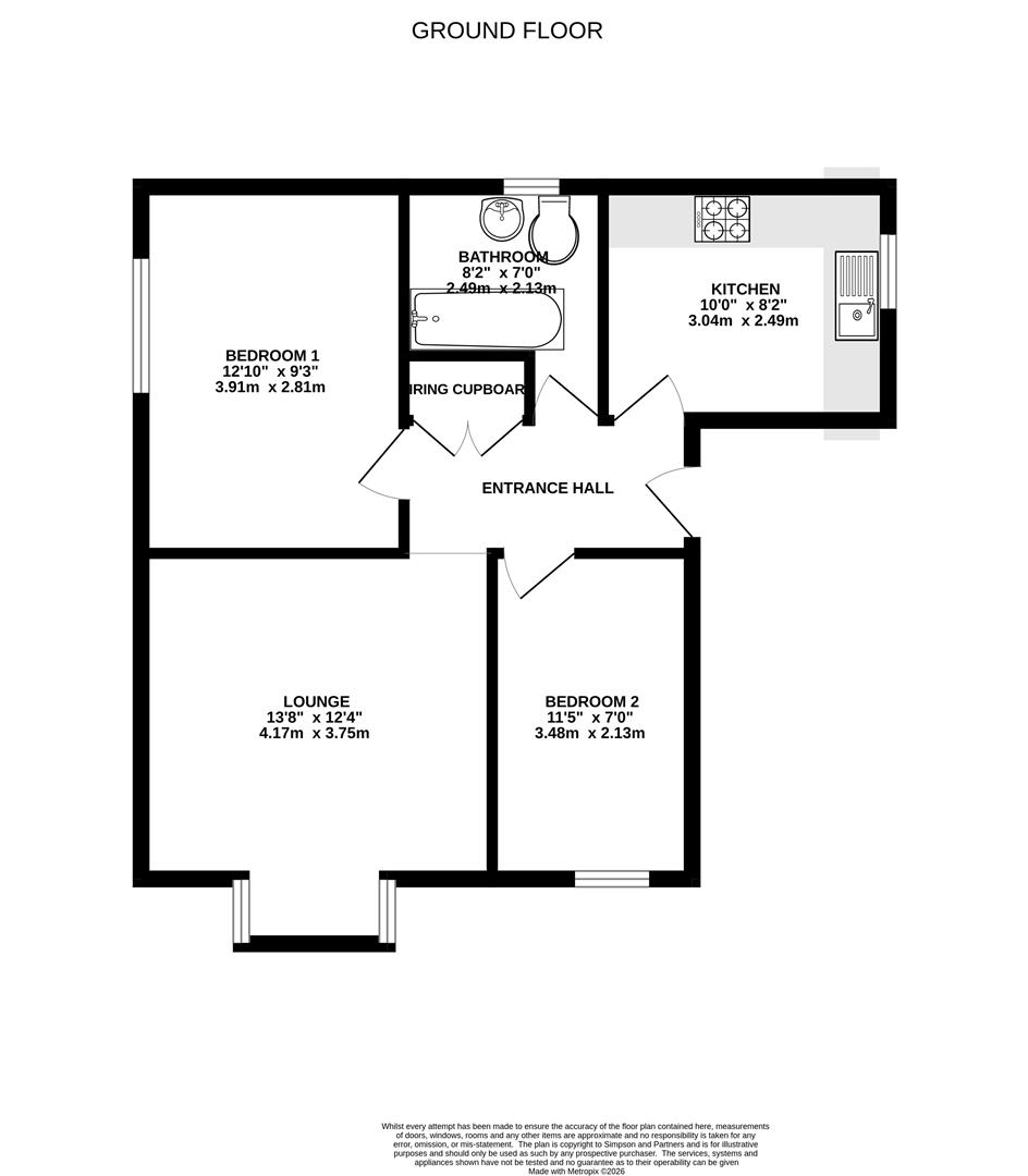 16, Pashler Gardens, Thrapston floorplan