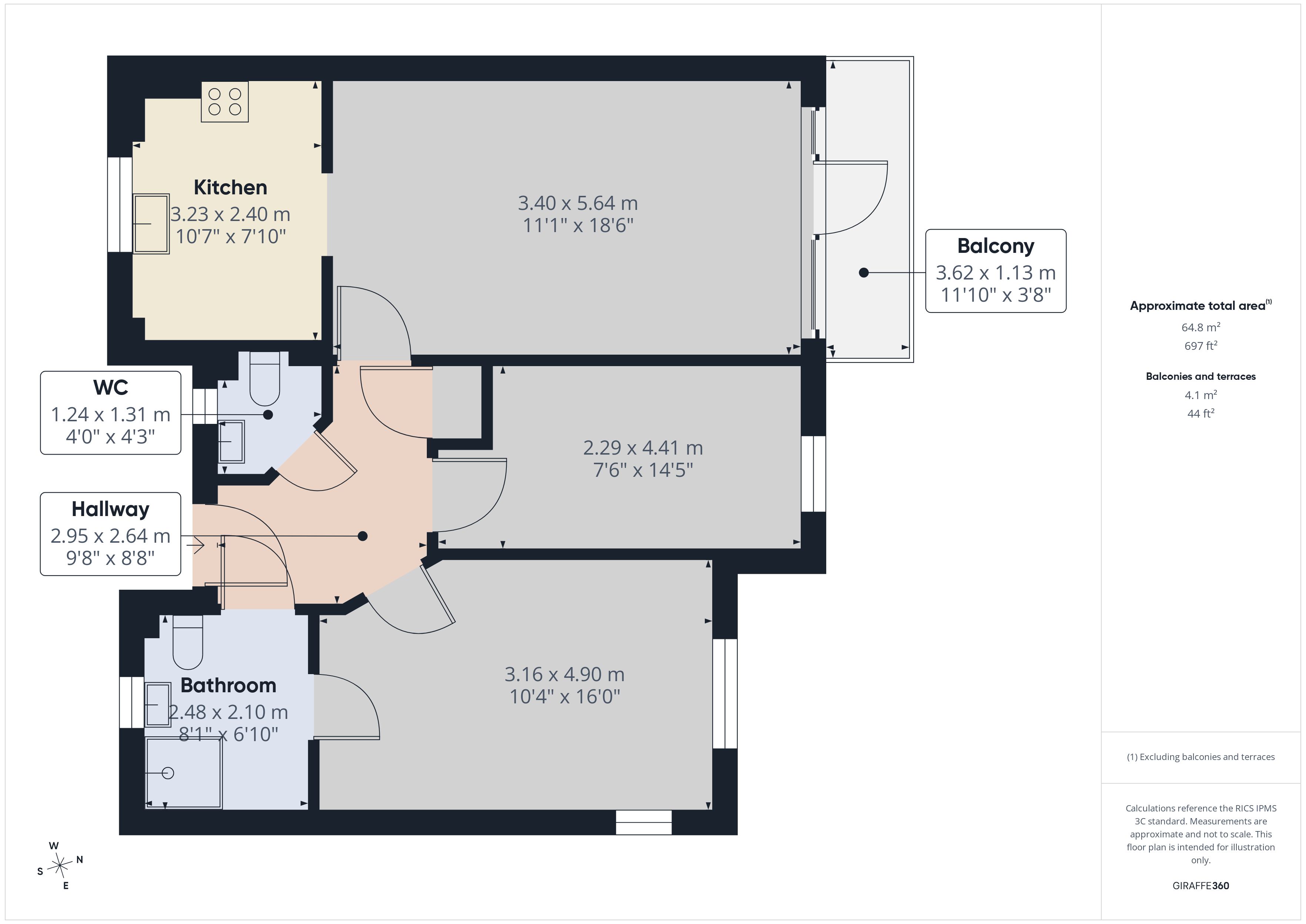 21 Olivier Court,, Patrons Way East, Buckinghamshire floorplan