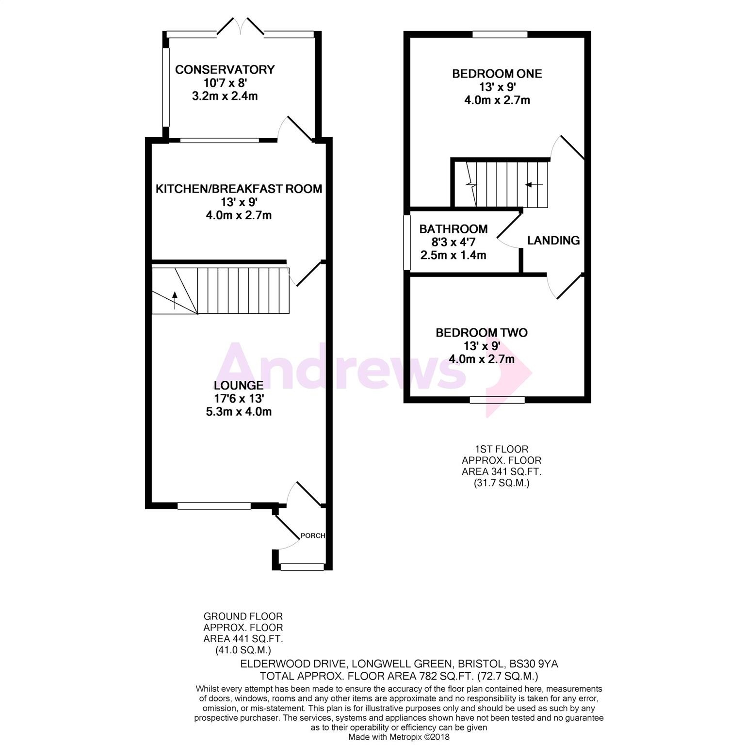 20, Elderwood Drive, Bristol floorplan