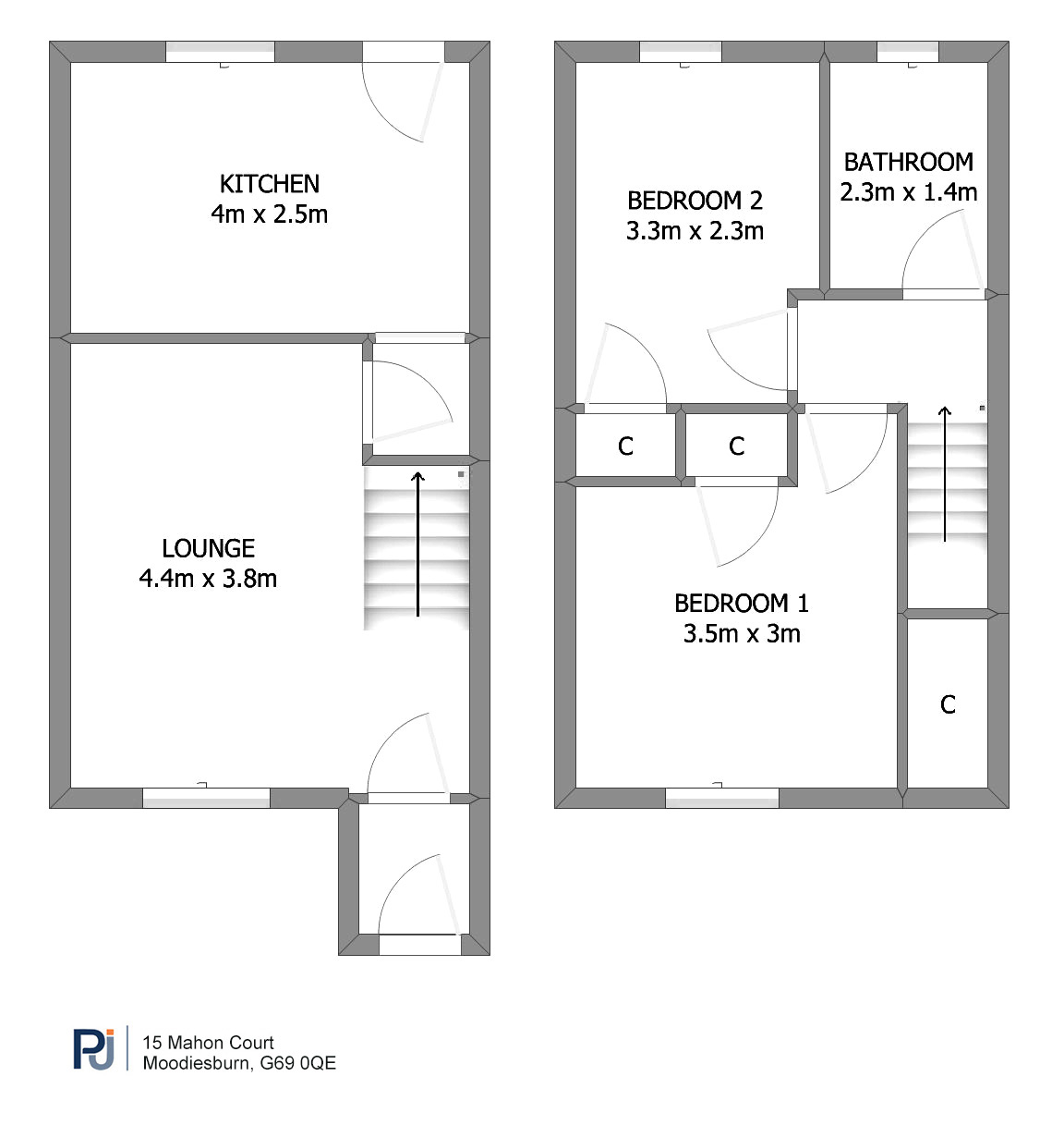 15 Mahon Court, Moodiesburn, Glasgow floorplan
