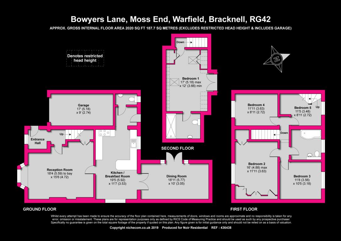 4 Bedrooms Detached house for sale in Bingham Cottages, Moss End RG42