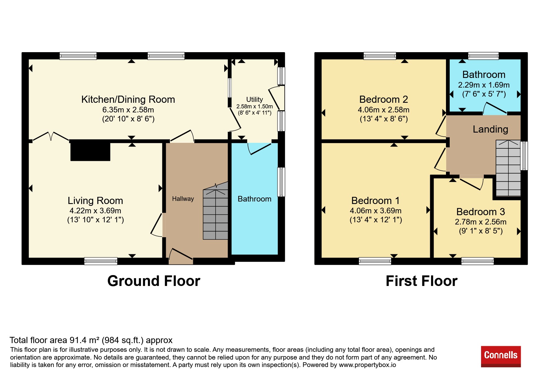 14, Southall Road, Corby floorplan