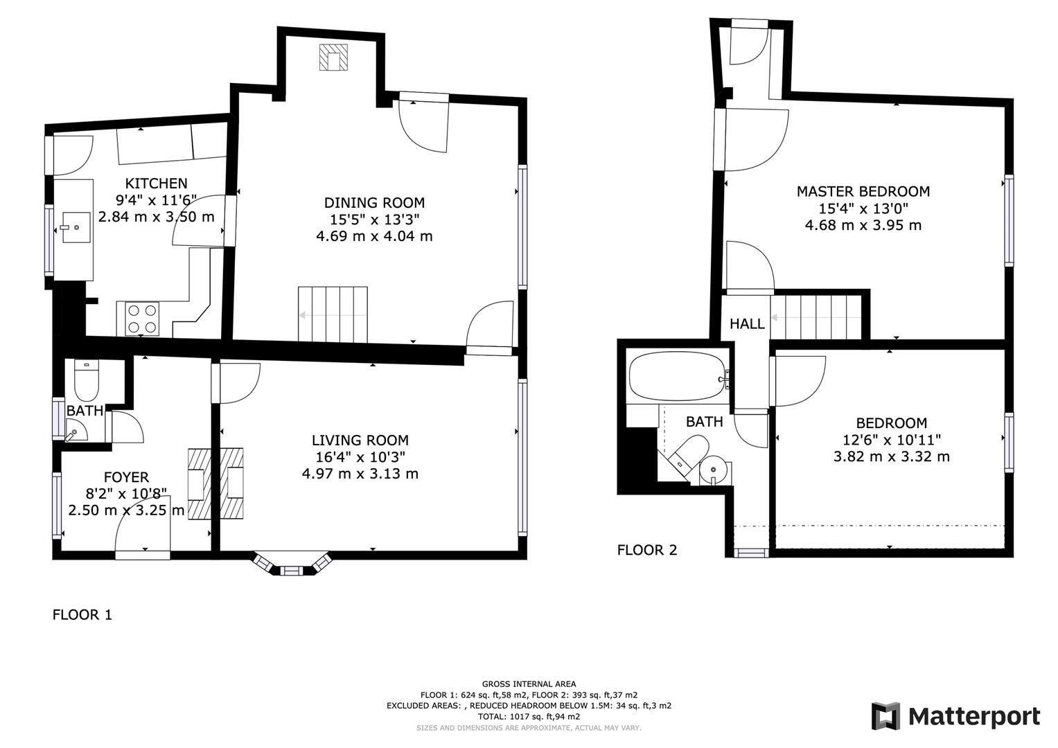 The Street, Stockbury, Sittingbourne ME9, 2 bedroom semidetached house