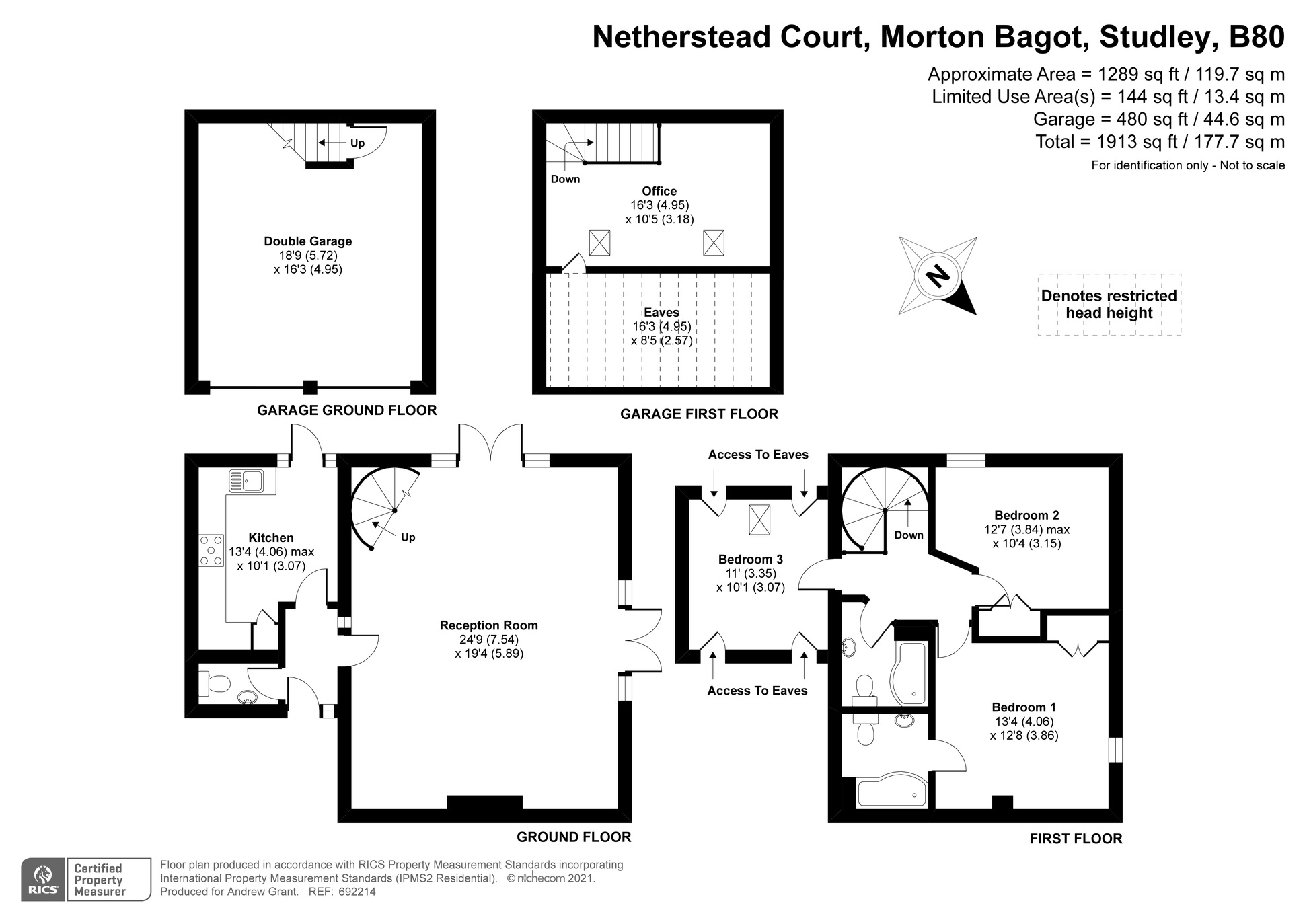Netherstead Court, Morton Bagot, Studley B80, 3 bedroom barn conversion