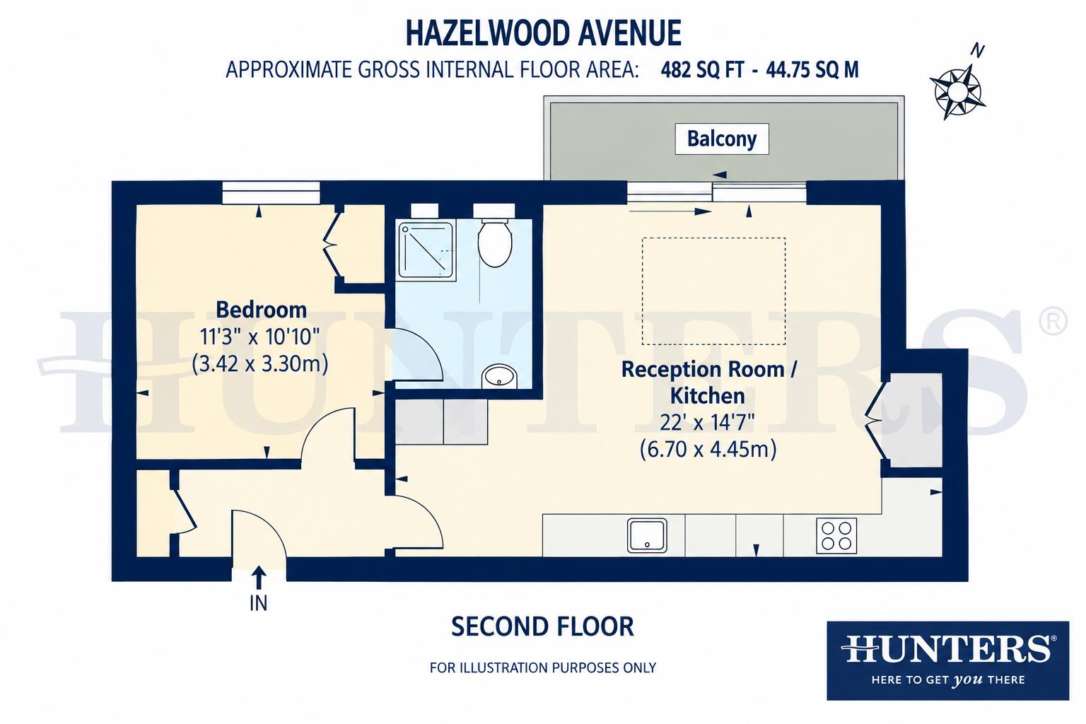 Hazelwood Avenue, Morden floorplan