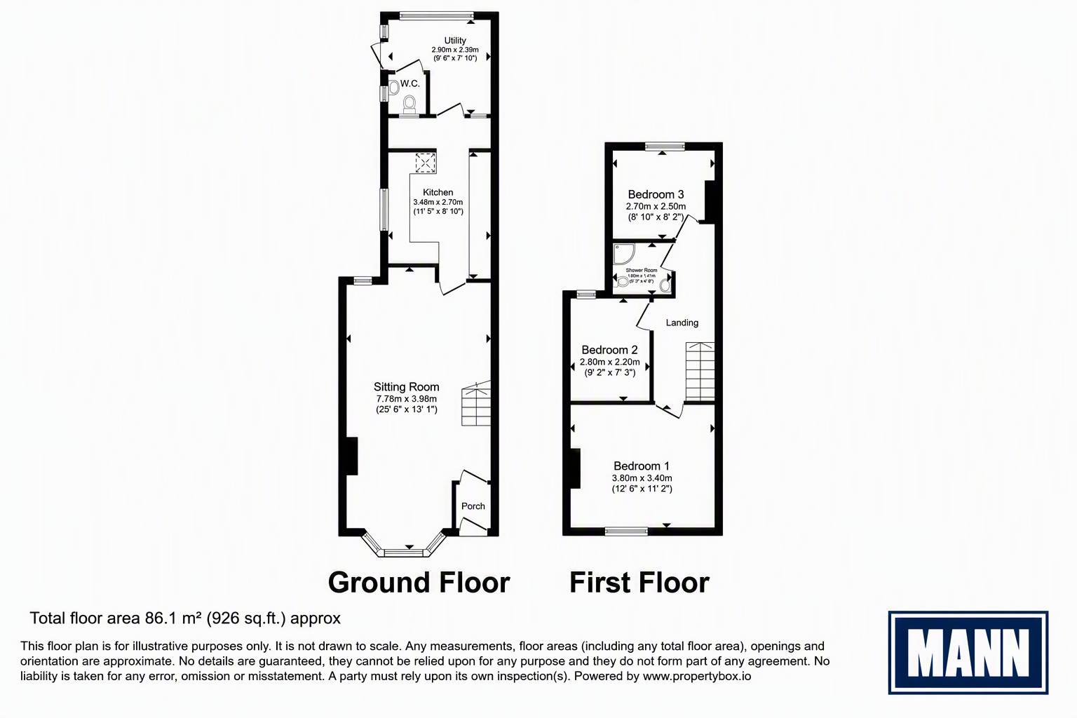 12, Weston Avenue, Hampshire floorplan