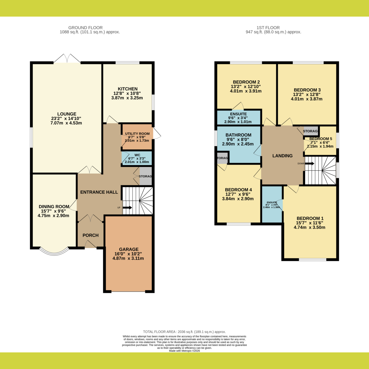15, Hillside Avenue, Hawkwell floorplan