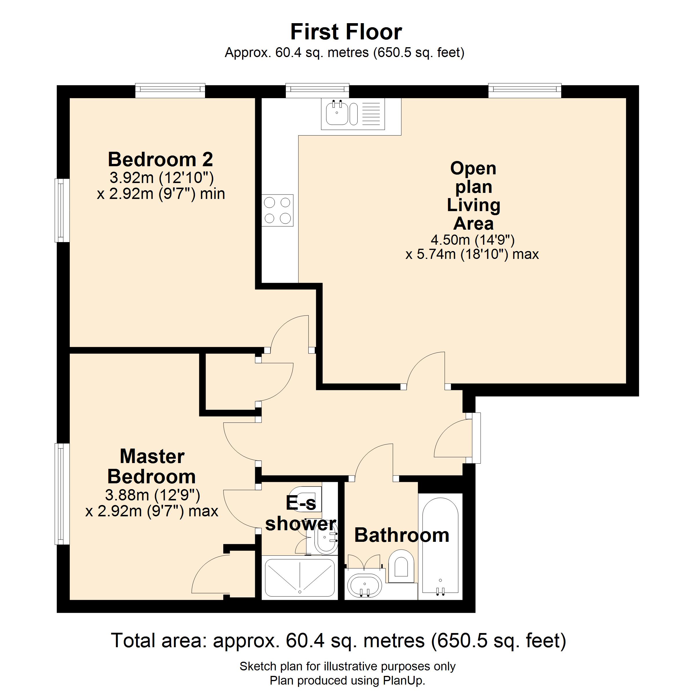 2 Bedrooms Flat to rent in Bowling Road, Chipping Sodbury, Bristol BS37