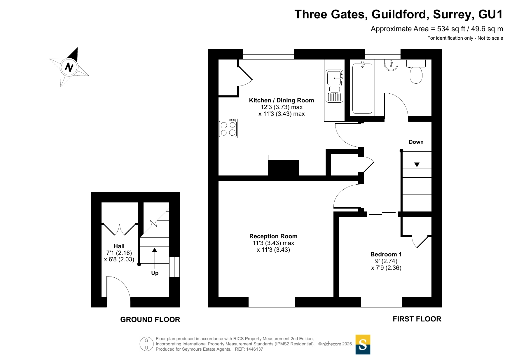 27A,, Three Gates, Surrey floorplan