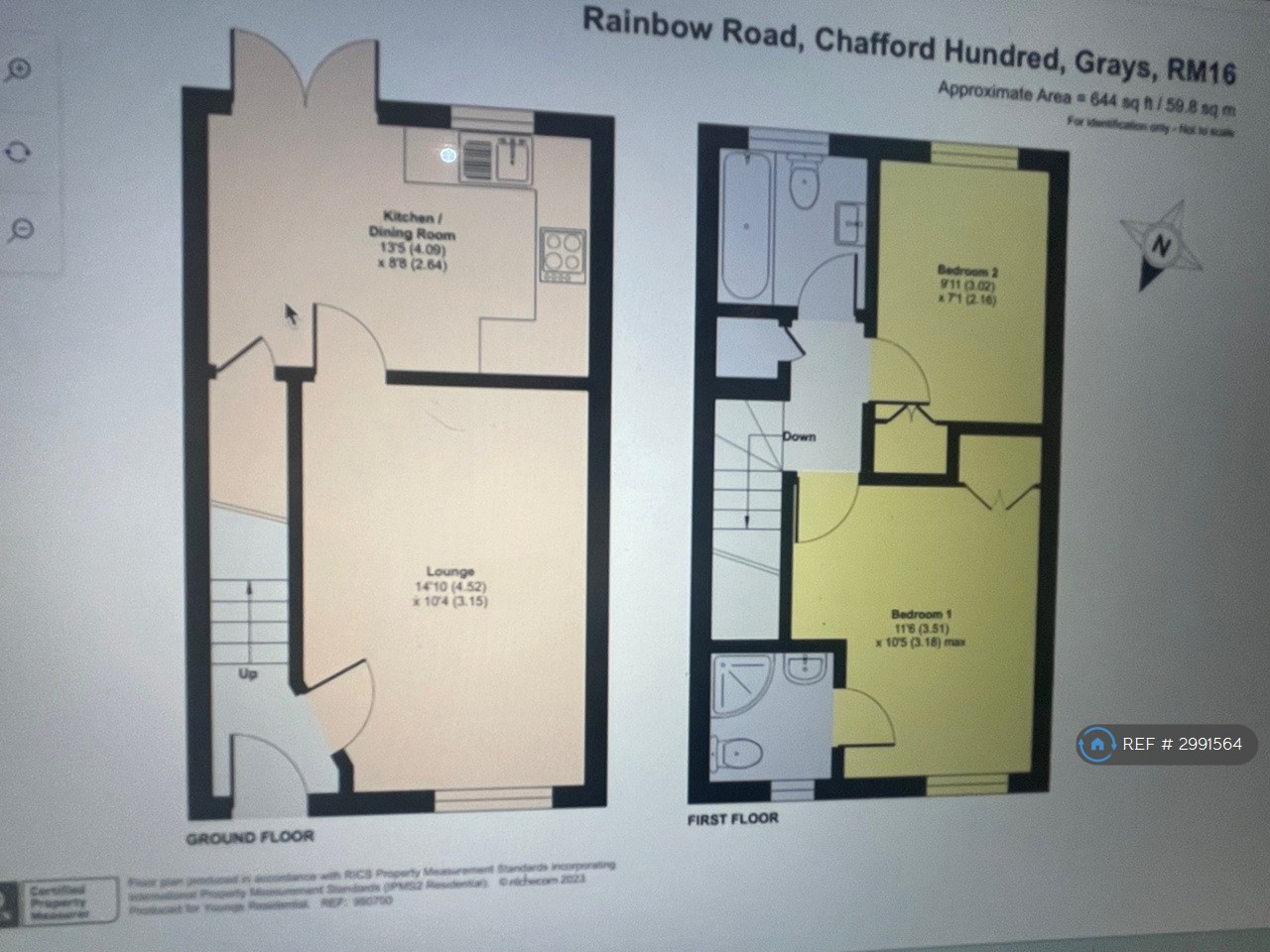 Rainbow Road, Chafford Hundred, Grays floorplan