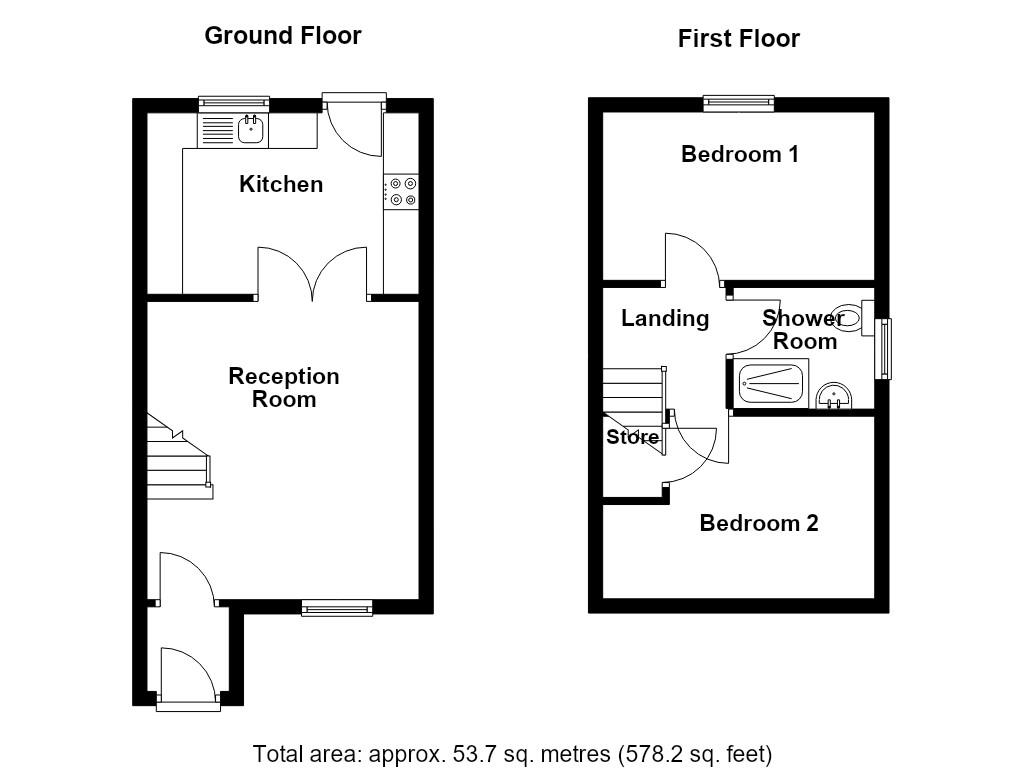 6, Higher Wheat Lane, Rochdale floorplan
