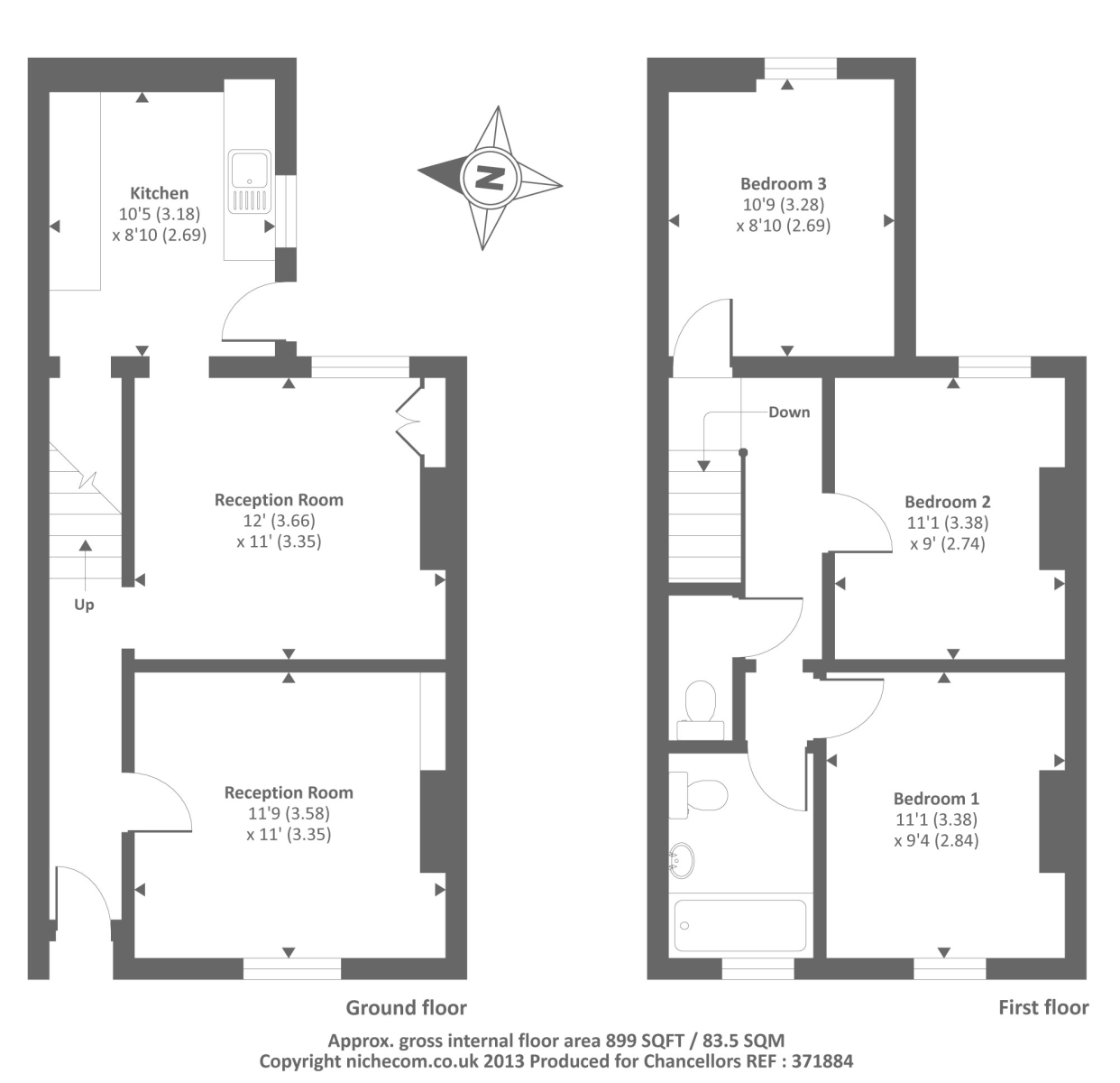 Woodbine Place, Oxford floorplan