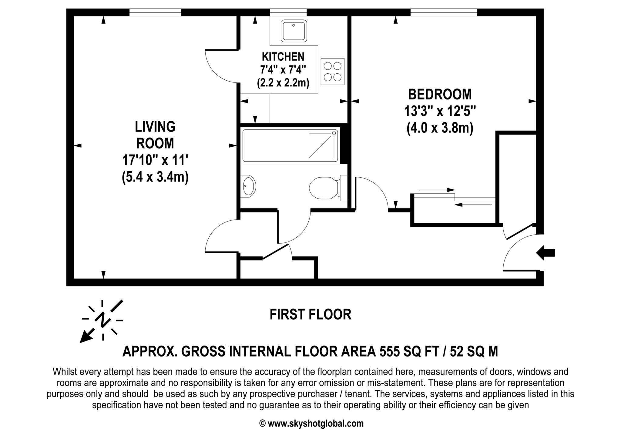 Apartment 19, Passfield Lodge, Guildford Road, Lightwater floorplan