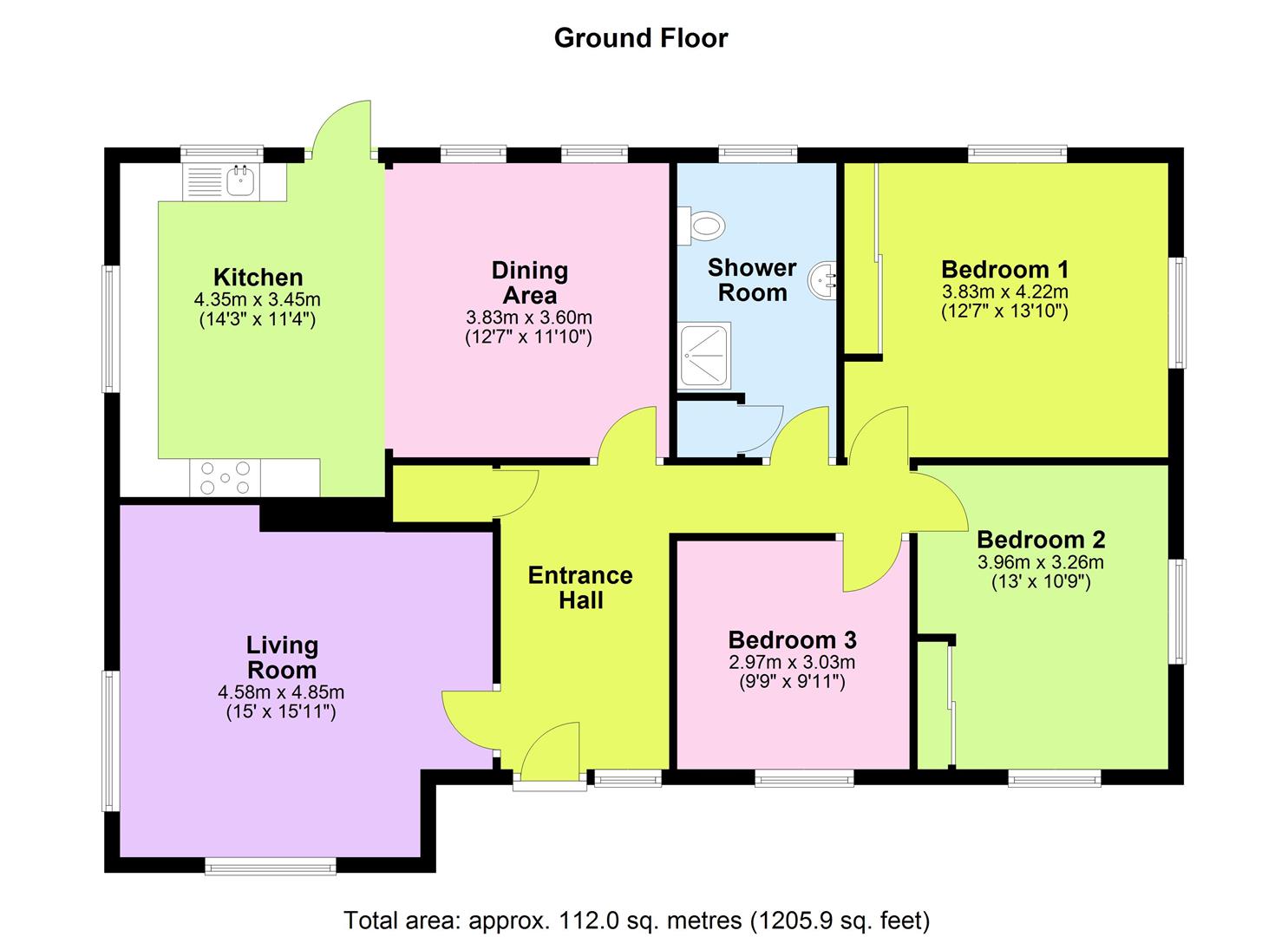 Grey Gables, Allensmore, Hereford floorplan