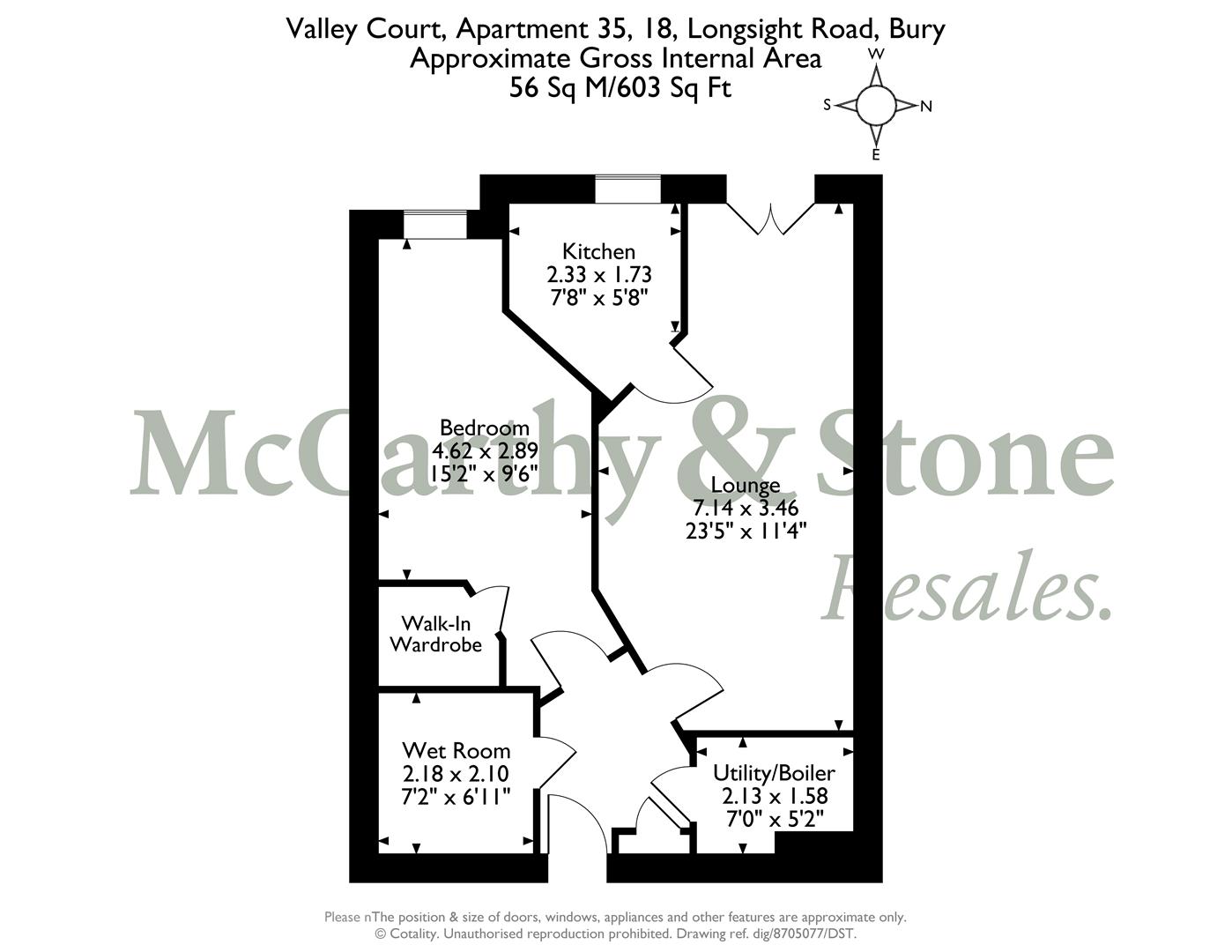 35 Valley Court, Longsight Road, Bury floorplan