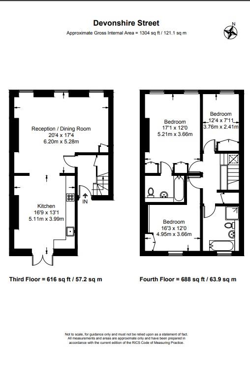 3 Bedrooms Flat to rent in Devonshire Street, London W1G