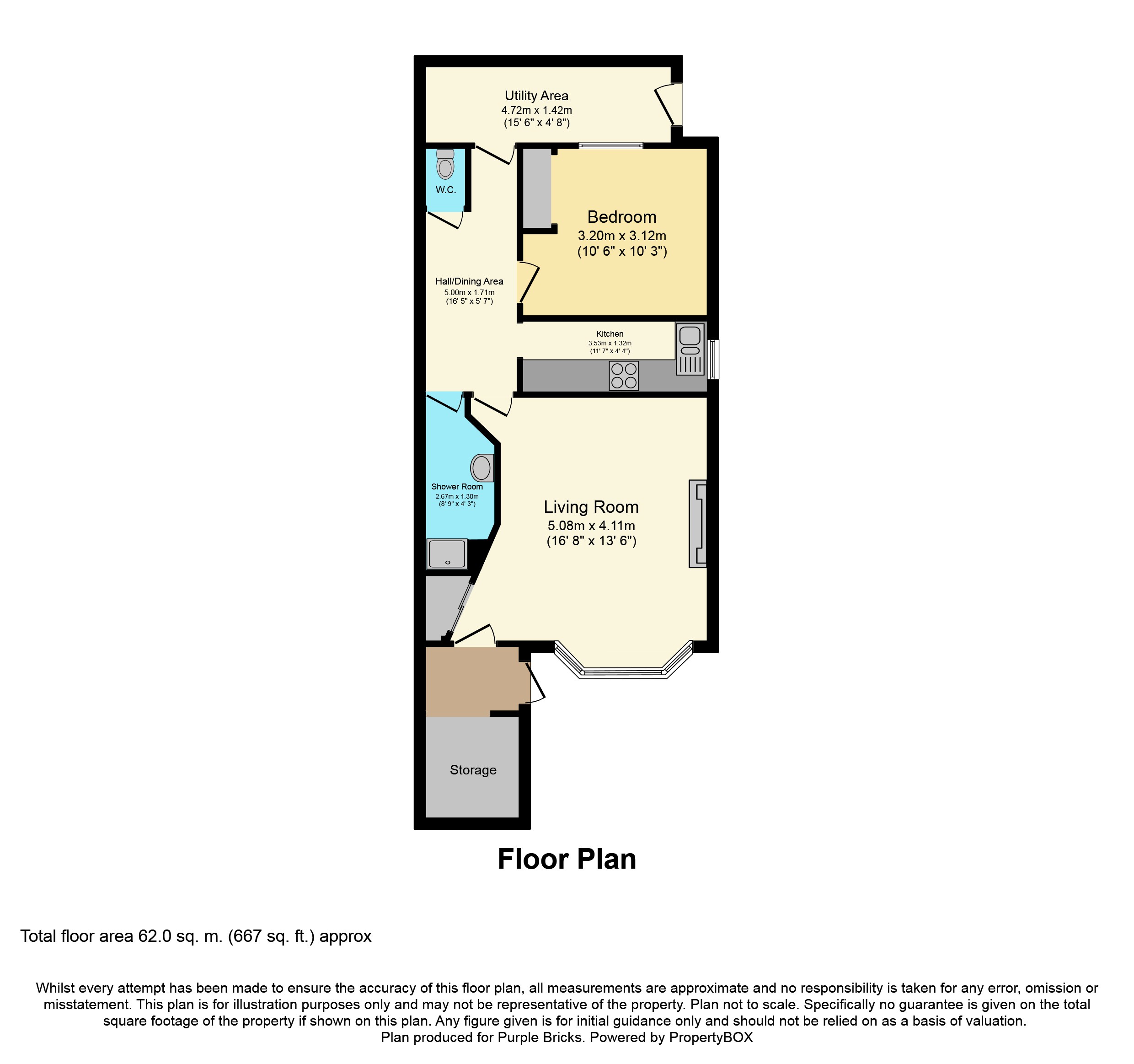 1 Bedrooms Flat for sale in Buckland Hill, Maidstone ME16