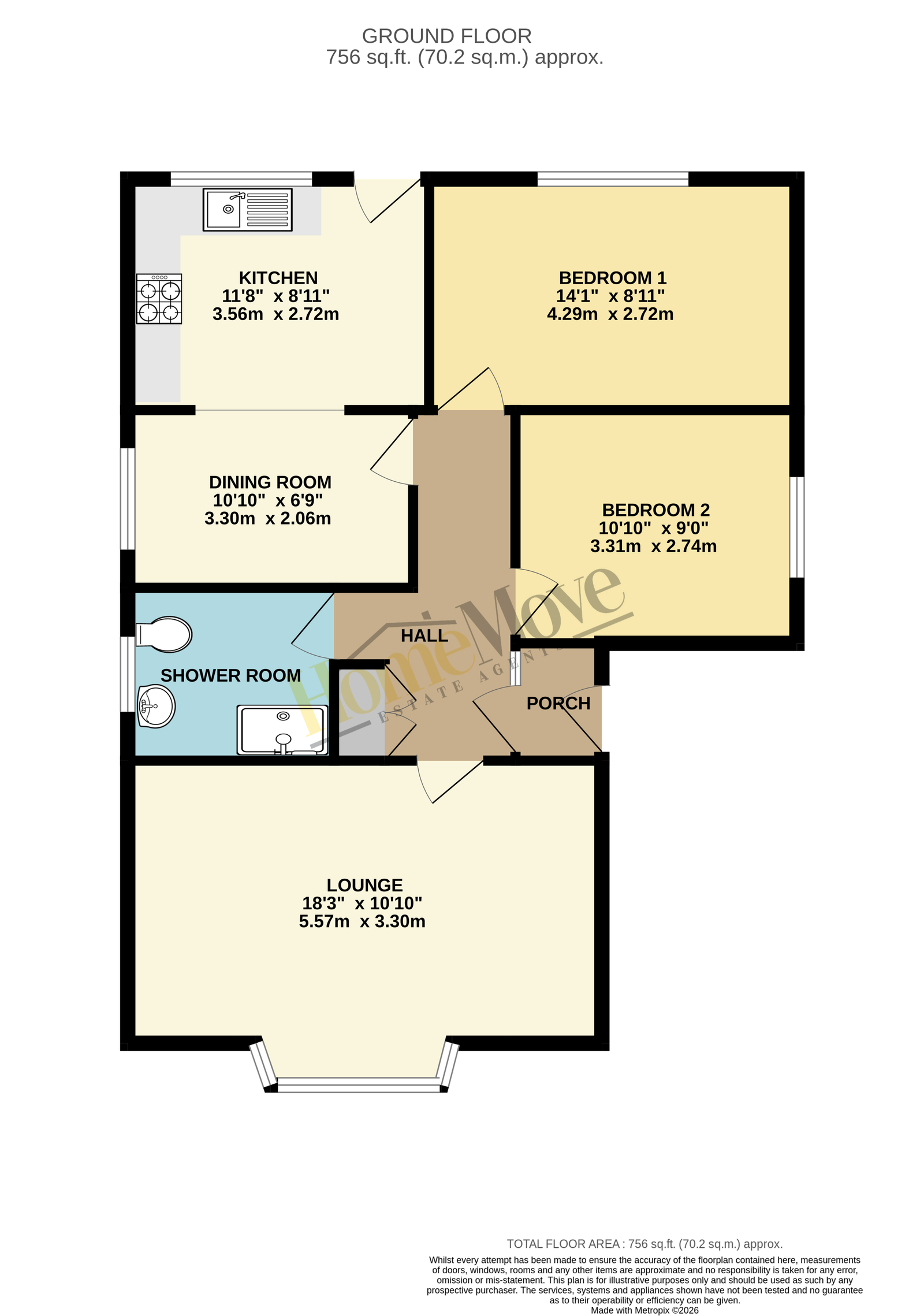 6, Venables Close, Skegness floorplan