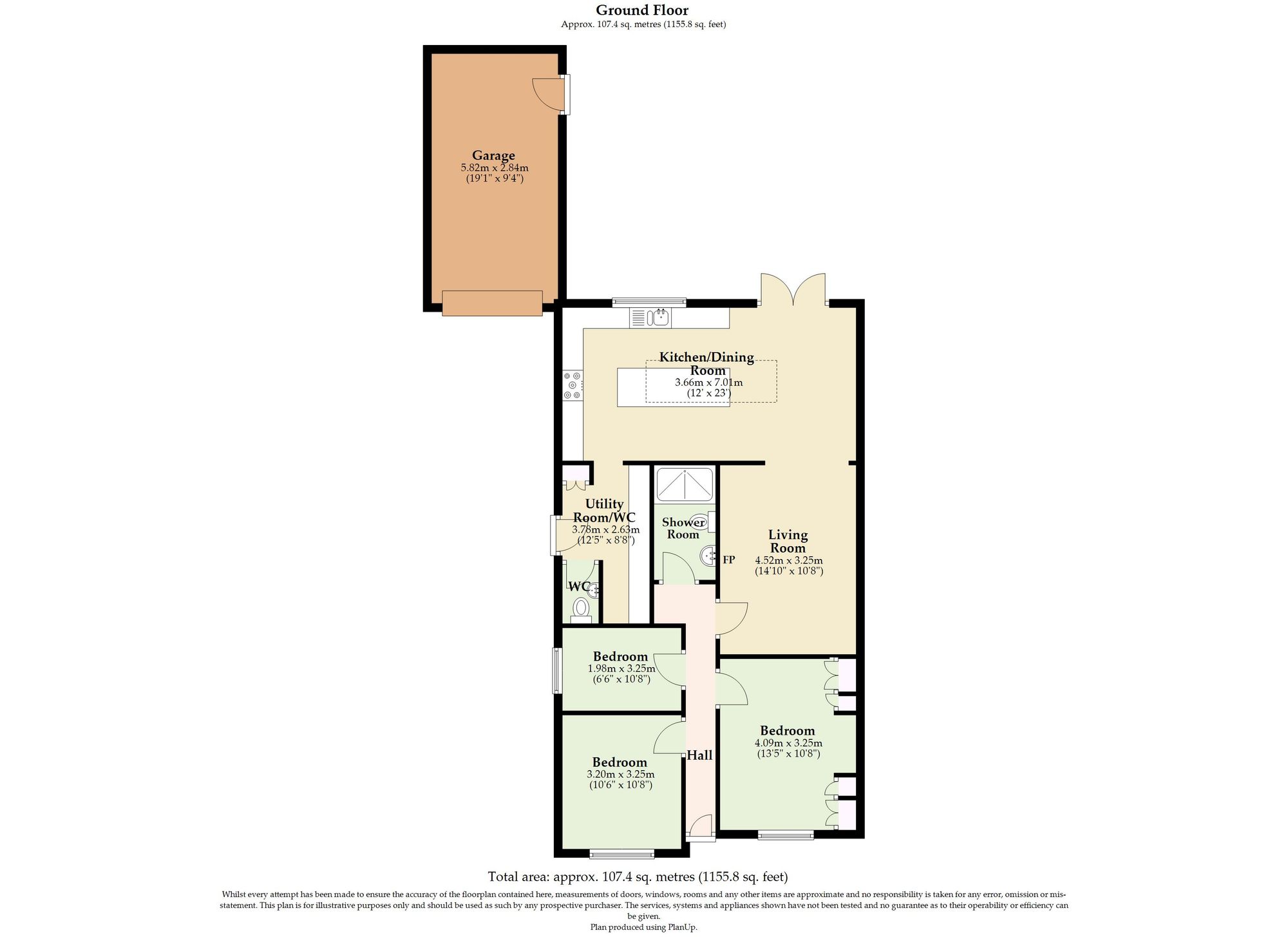 151 Gowing Road, Norwich floorplan