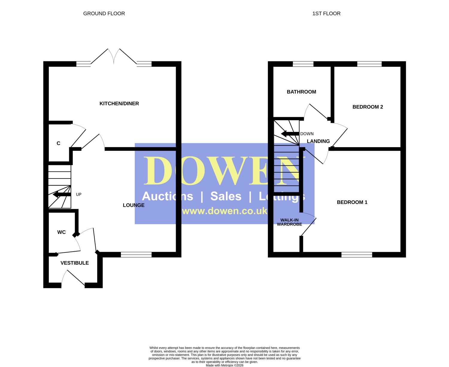 38, Woodward Road, Spennymoor floorplan